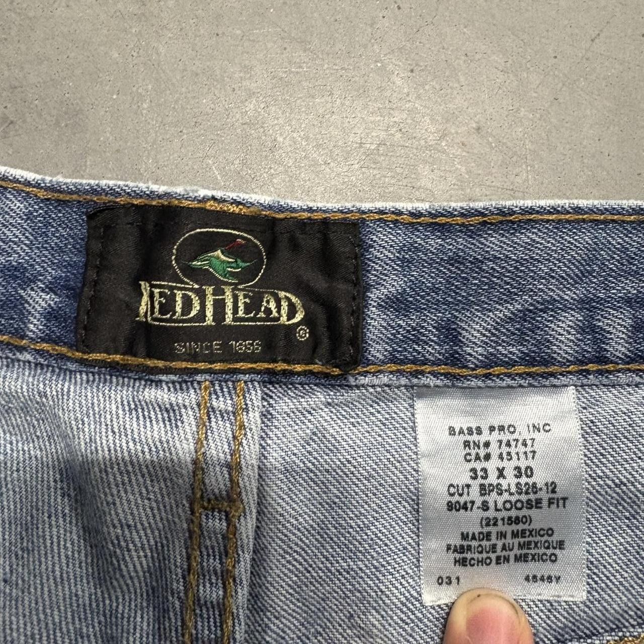 Vintage Crazy Vintage Y2K/2000s Baggy Straight Leg Medium Blue Wash Denim Jeans! Size US 32 / EU 48 - 8 Thumbnail