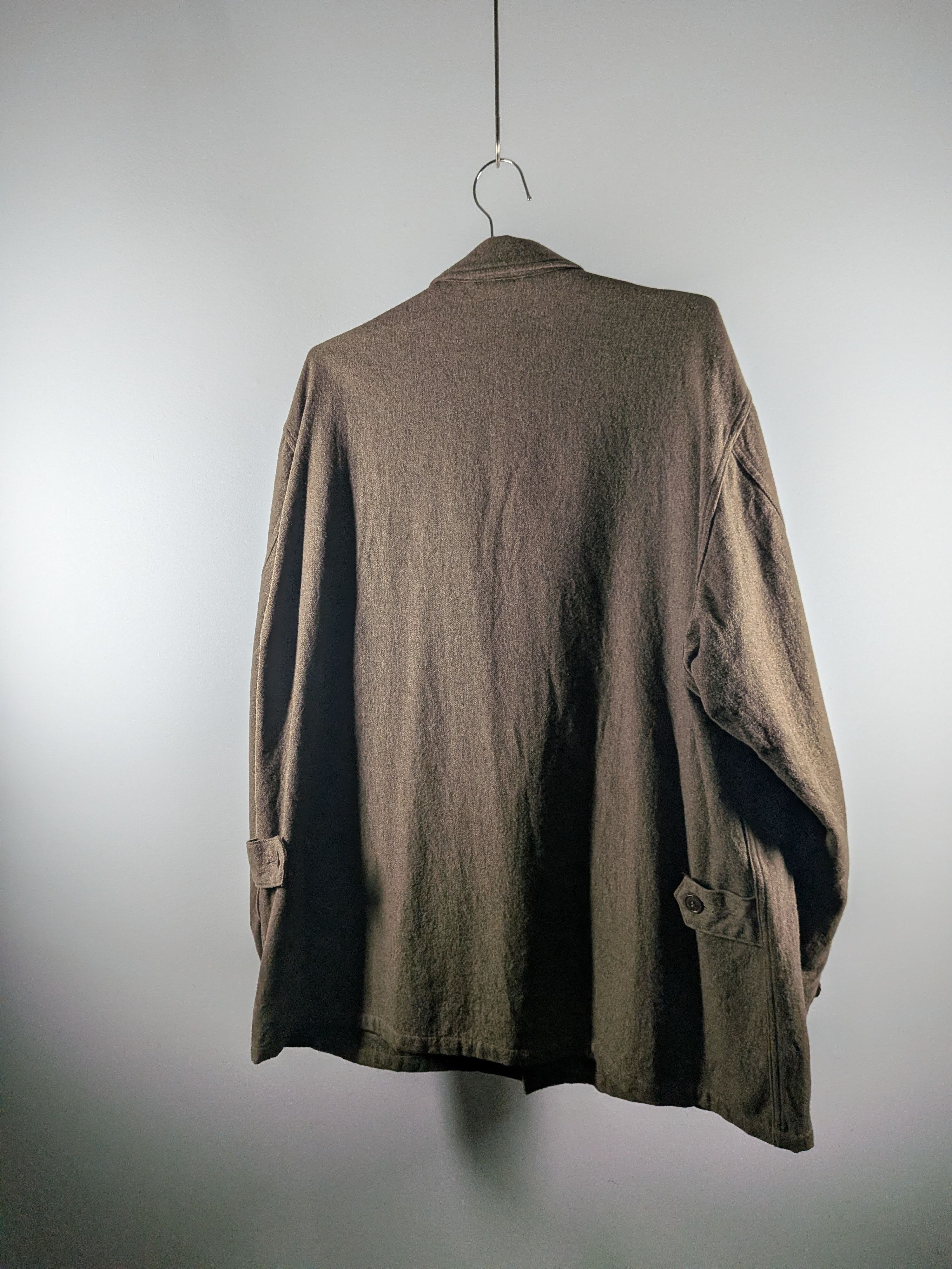 Comoli Comoli Khaki B.D.U Jacket Wool Size US M / EU 48-50 / 2 - 2 Thumbnail