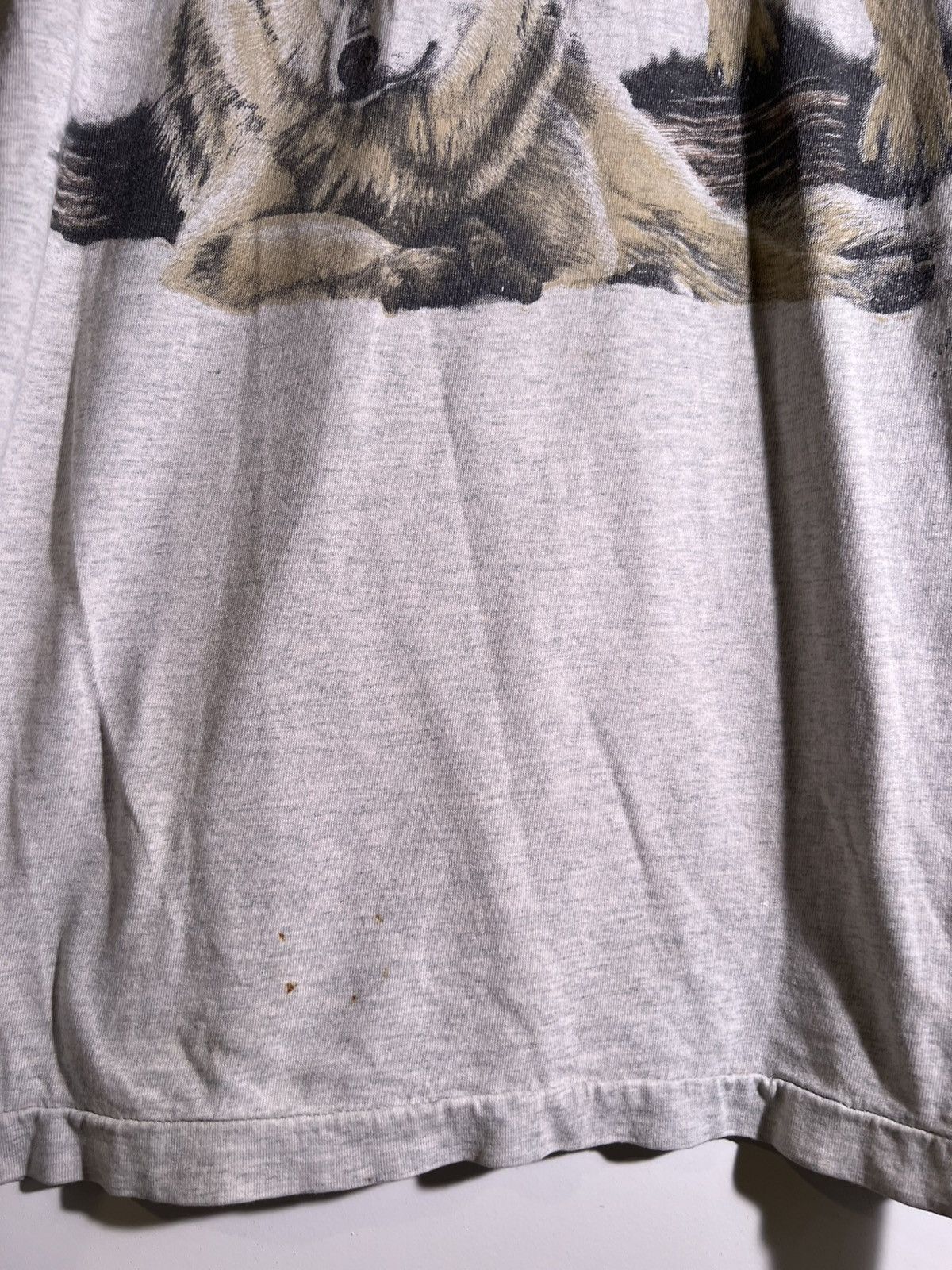 Vintage 90’s 2000’s Y2K VTG Vintage Wolves Wolf Alaska Retro T Shirt Size US XL / EU 56 / 4 - 5 Thumbnail