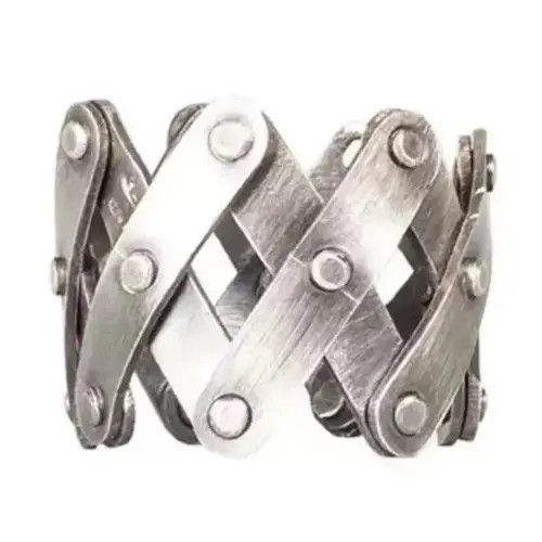 Sterling Silver × Vintage Sterling Silver Horseshoe Nail Adjustable Ring Size ONE SIZE - 1 Thumbnail