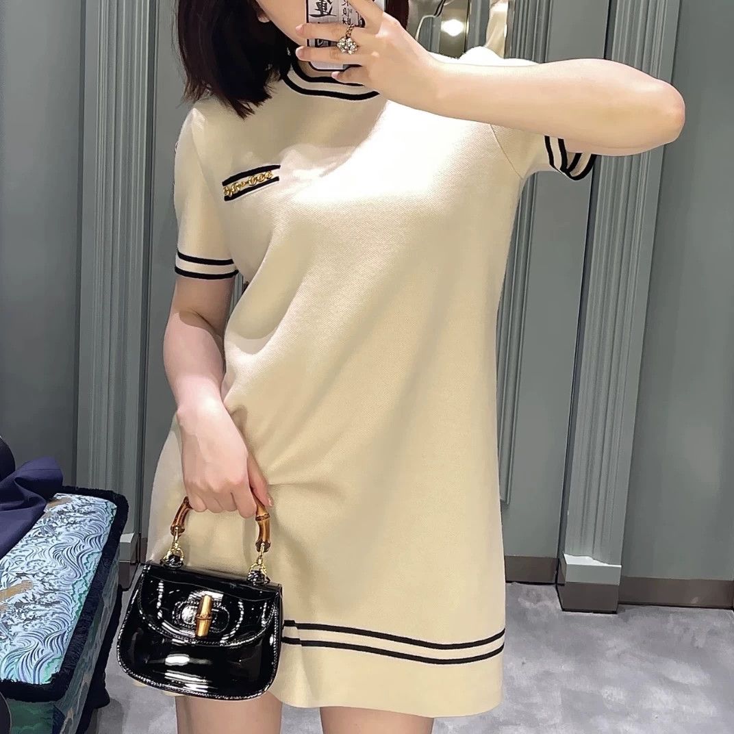 Gucci Gucci Horsebit mar417 short-sleeve wool dress M Size M / US 6-8 / IT 42-44 - 7 Thumbnail