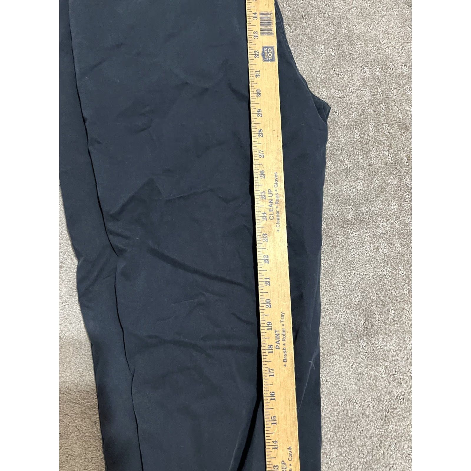 Hurley Hurley Chino Pants Mens 40 Blue Solid Straight Leg Flat Front Workwear Size US 40 / EU 56 - 7 Thumbnail