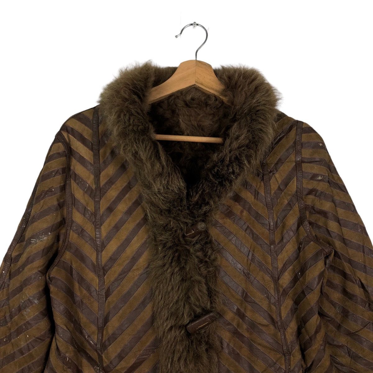 Japanese Brand Rare Mink Fur Lining Moleskin Jacket Inspire Saga Fox Japan Size M / US 6-8 / IT 42-44 - 2 Thumbnail