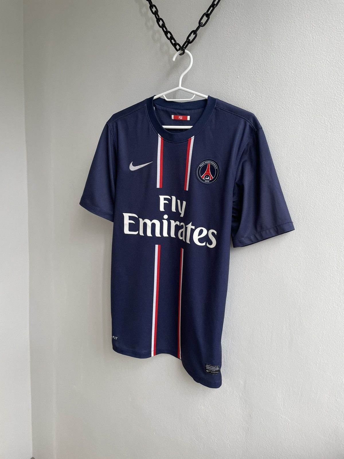 Vintage Paris Saint Germain 2012 2013 PSG Shirt Fotbal Soccer Jersey Size US S / EU 44-46 / 1 - 2 Thumbnail