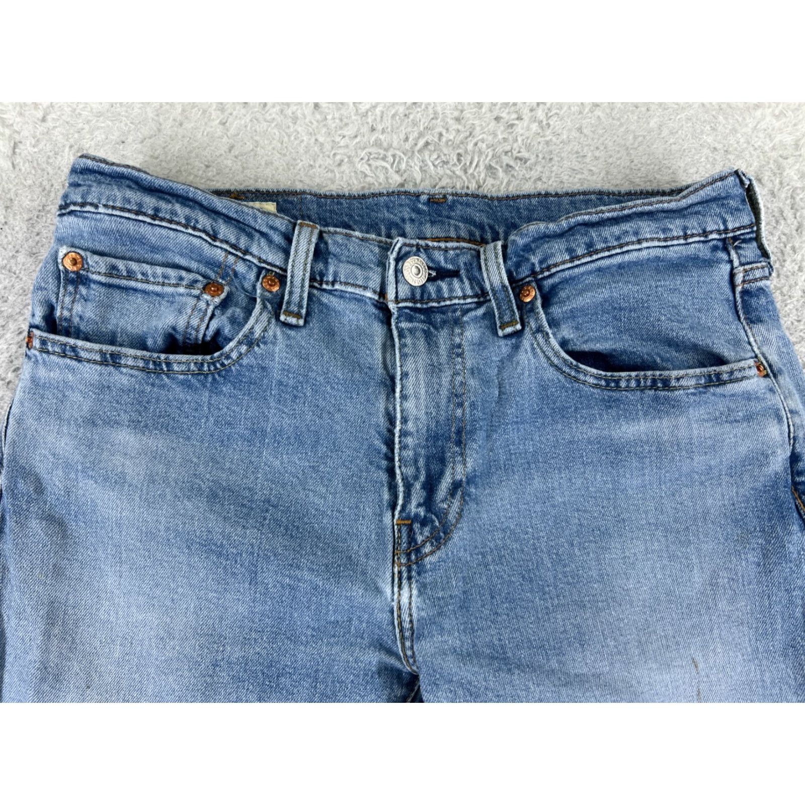 Levi's VINTAGE Levi's Jeans 511 28x31 Blue Denim Slim 5-Pocket Mens Regular Cotton Blend Premium Read Size US 31 - 4 Thumbnail