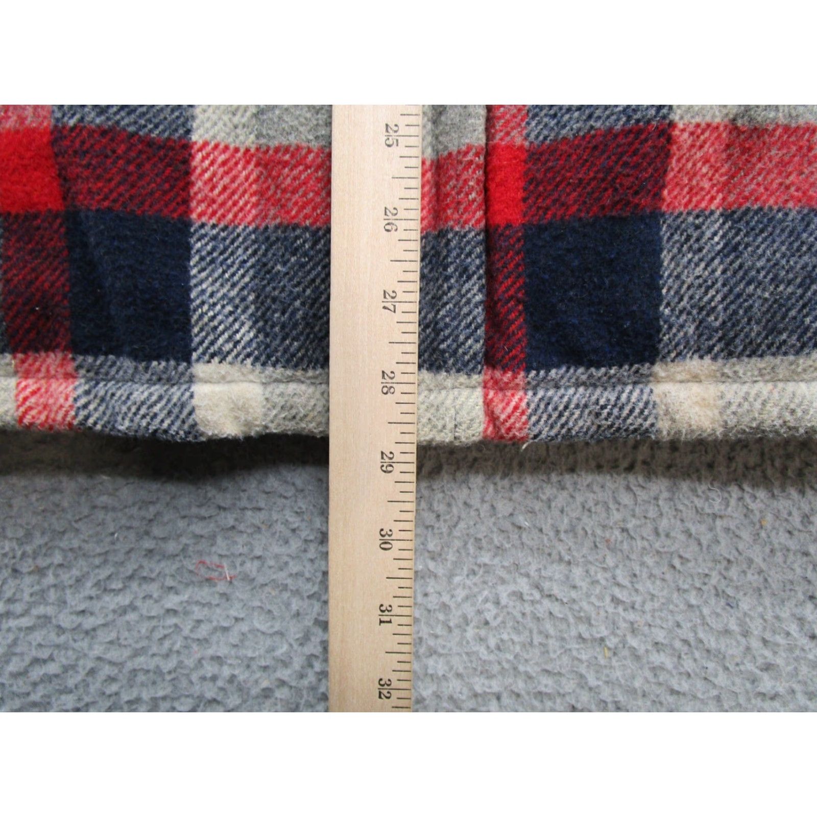 Vintage VINTAGE Montgomery Ward Plaid Jacket Shirt Shacket Mens L Wool Blend Lined 90s Size US L / EU 52-54 / 3 - 7 Thumbnail