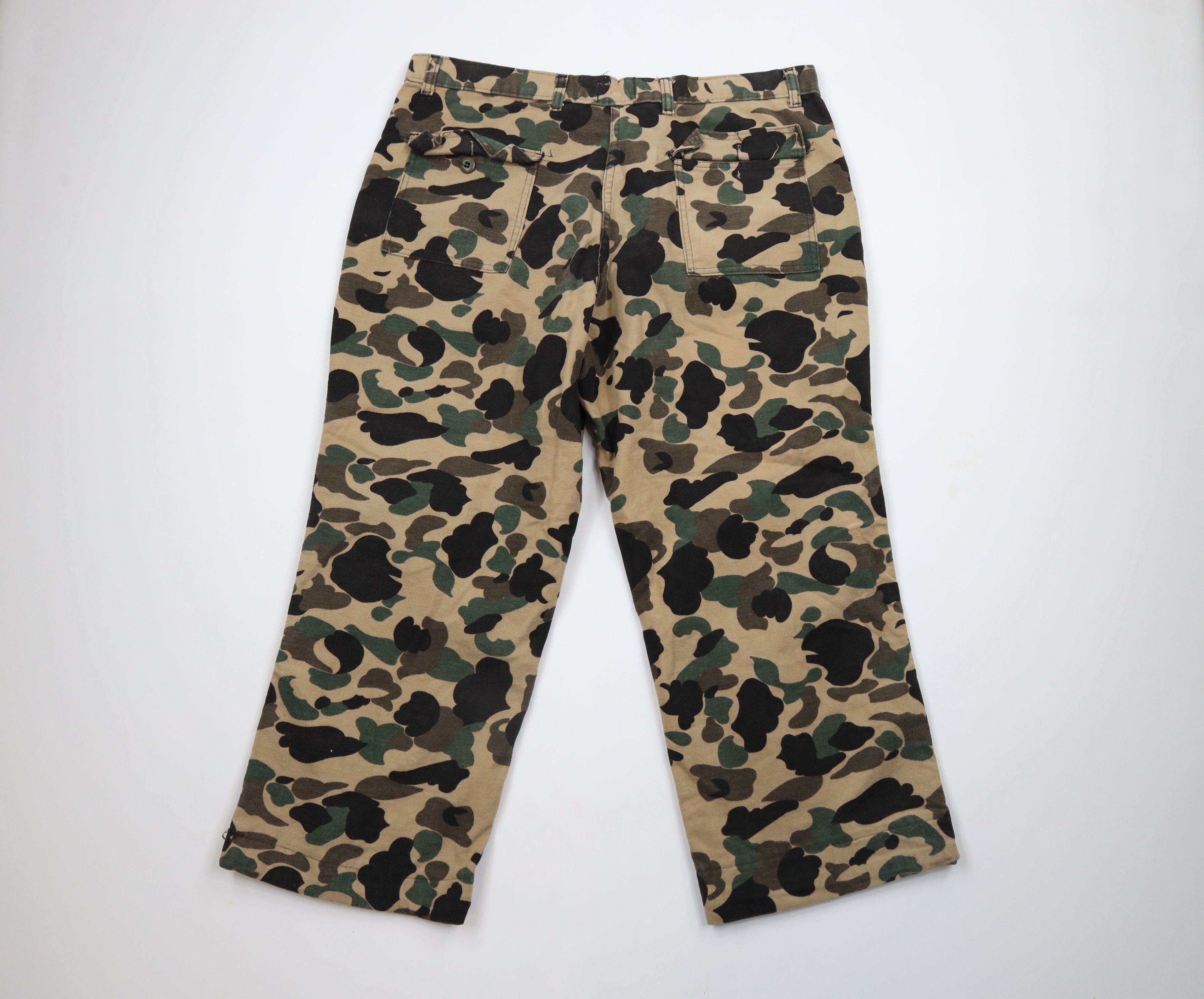Vintage Vintage 70s Streetwear Cloth Camouflage Cargo Pants USA Size US 42 / EU 58 - 11 Thumbnail