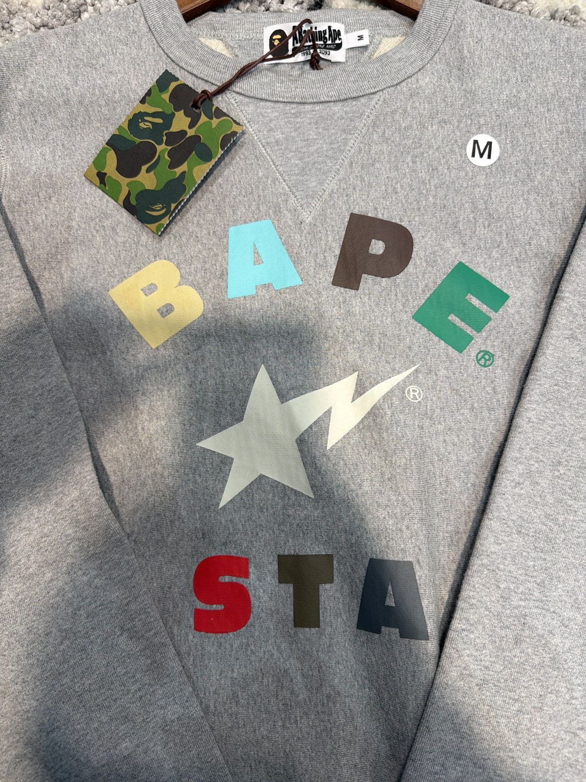 Bape Bape Crewneck Sta FW22 Size-M brand new Quick shipping Size US M / EU 48-50 / 2 - 3 Thumbnail