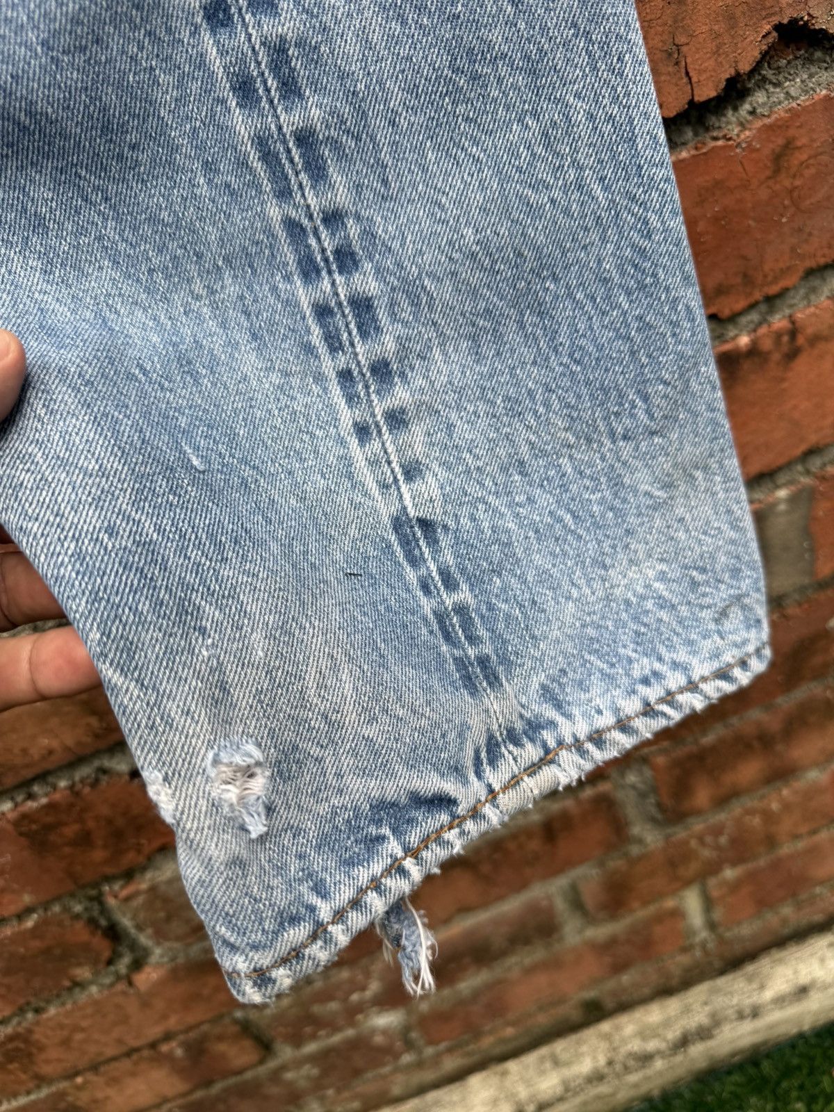 Levi's Vintage Clothing W30x34 Vintage levi’s 501 redline distressed made in USA Size US 30 / EU 46 - 6 Thumbnail