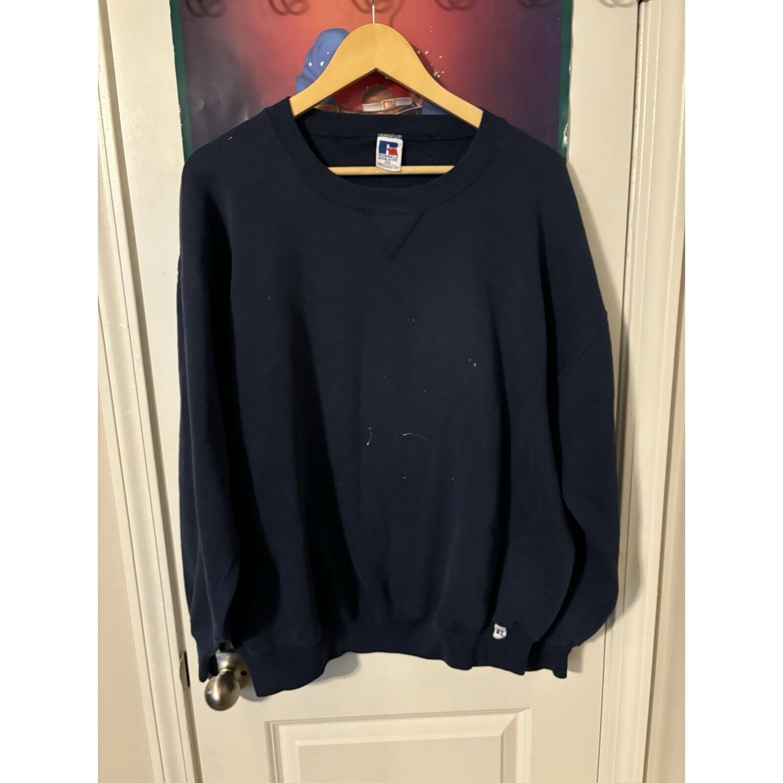 Vintage Vintage Faded Blue Blank customized crewneck Size 2XL Size US XXL / EU 58 / 5 - 1 Thumbnail