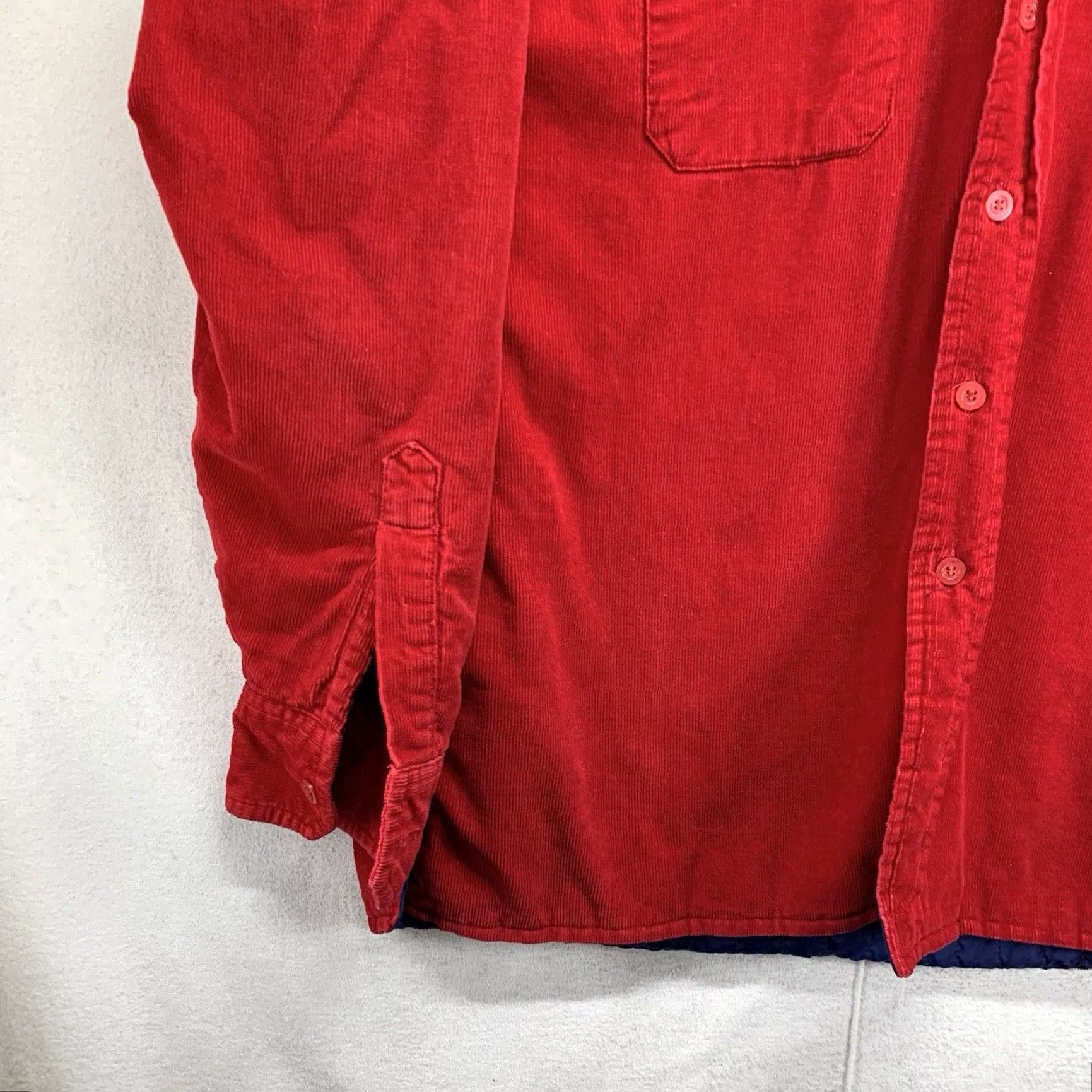 Vintage VINTAGE Sportswear by Country Touch Corduroy Button-Up Shirt Men’s Medium Red 70s Grunge Rock Size US M / EU 48-50 / 2 - 6 Thumbnail