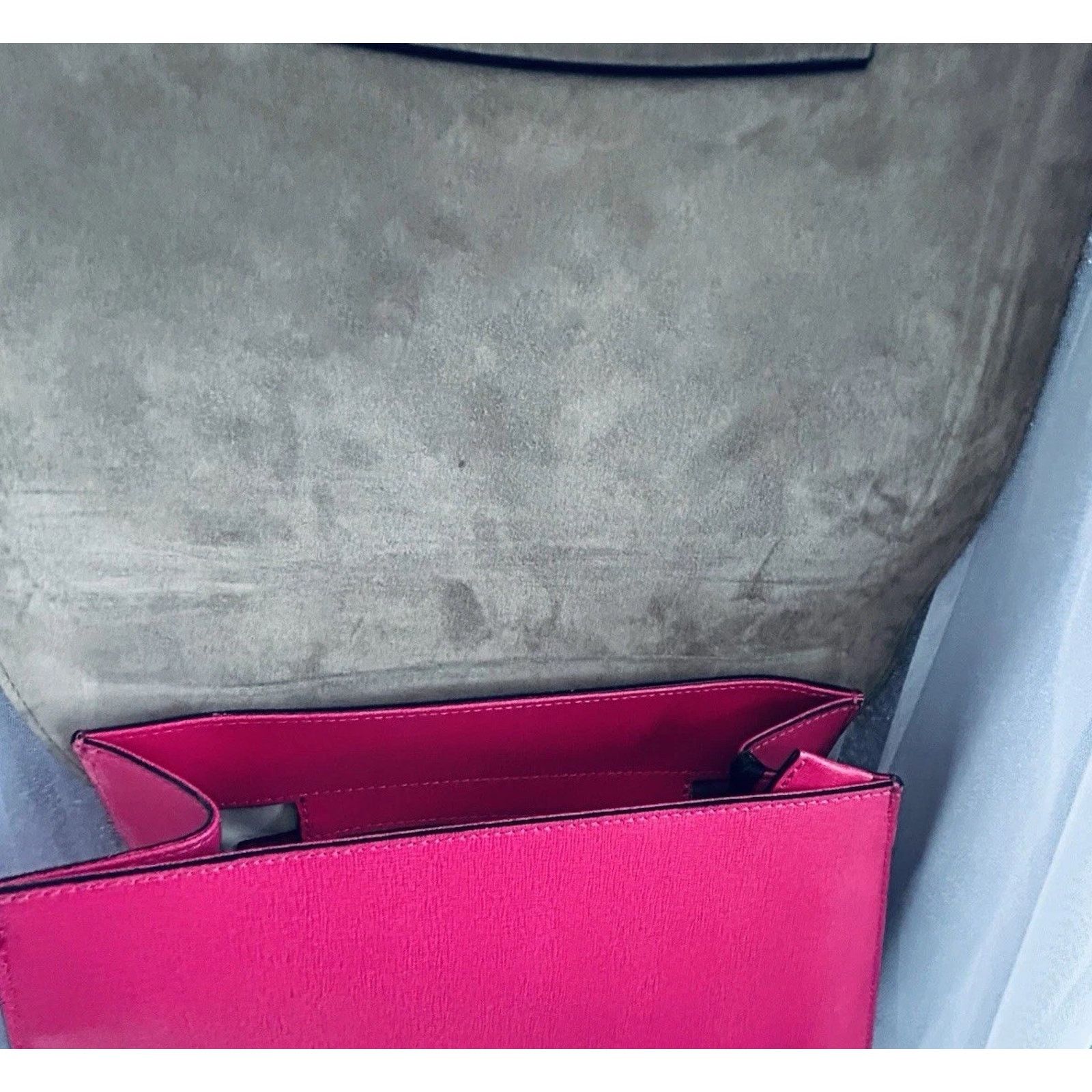 Gianni Chiarini NWT Gianni Chiarini Dua Handbag Hot Pink Bag Italy Metallic Size ONE SIZE - 3 Thumbnail