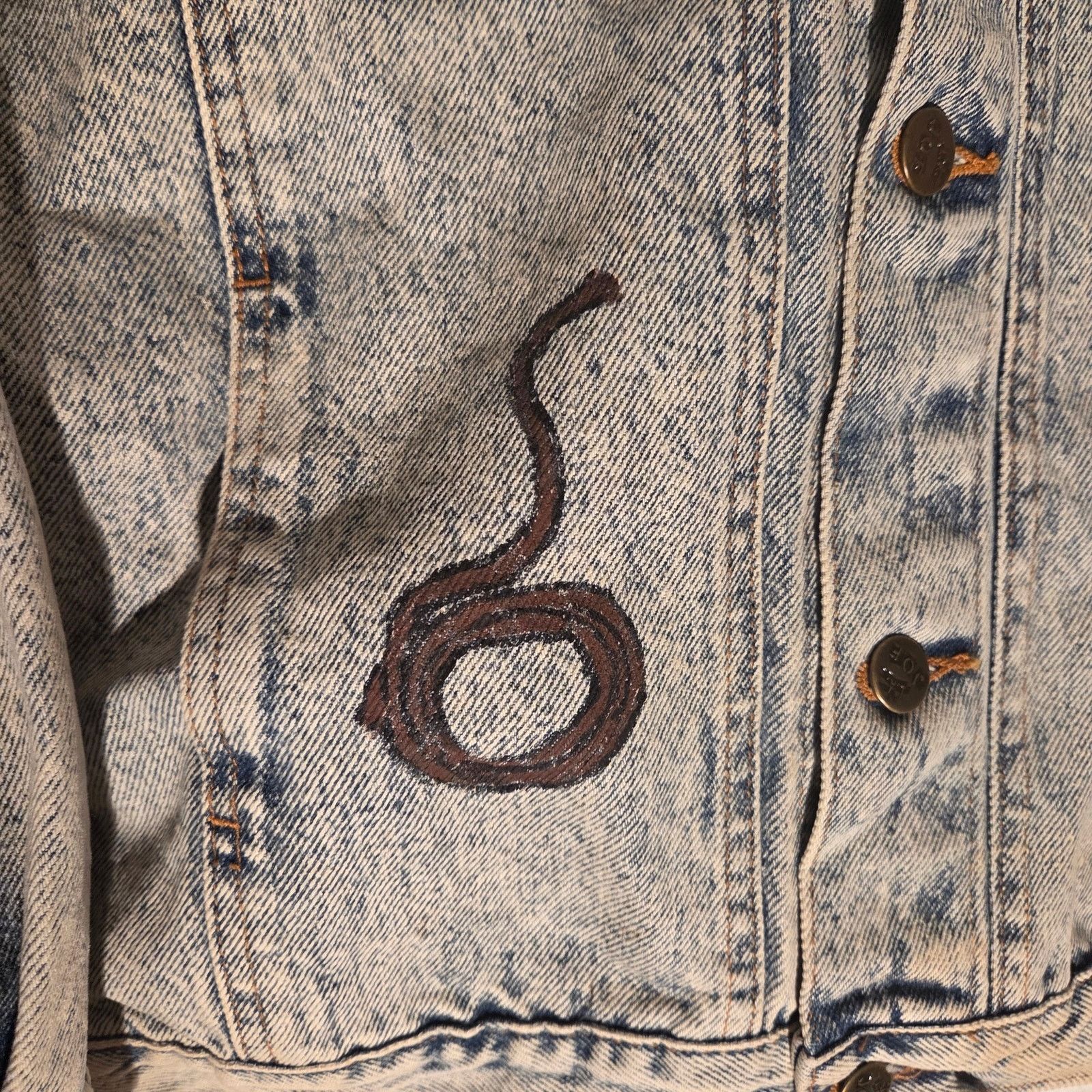L.A. Roxx Vintage L.A. Joe Blue Jean Jacket - Size Medium Size M / US 6-8 / IT 42-44 - 7 Thumbnail