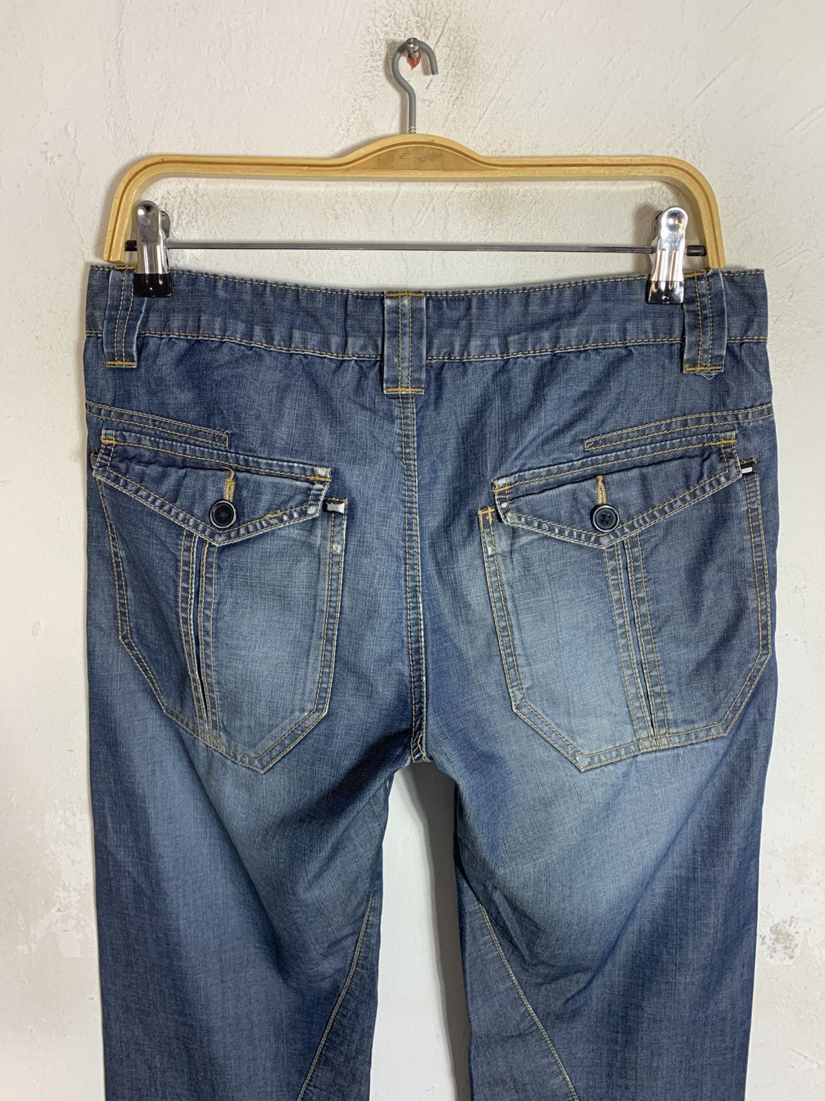 Y's Y’s Yohji Yamamoto Indigo Denim Jeans Straight Cut Size US 32 / EU 48 - 4 Thumbnail