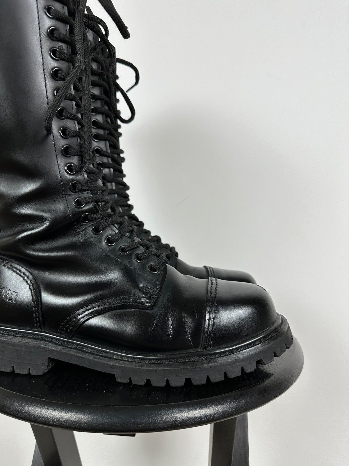 Vintage Vintage Undercover High Leather Steel Toe England Boots Size US 7.5 / EU 40-41 - 12 Thumbnail