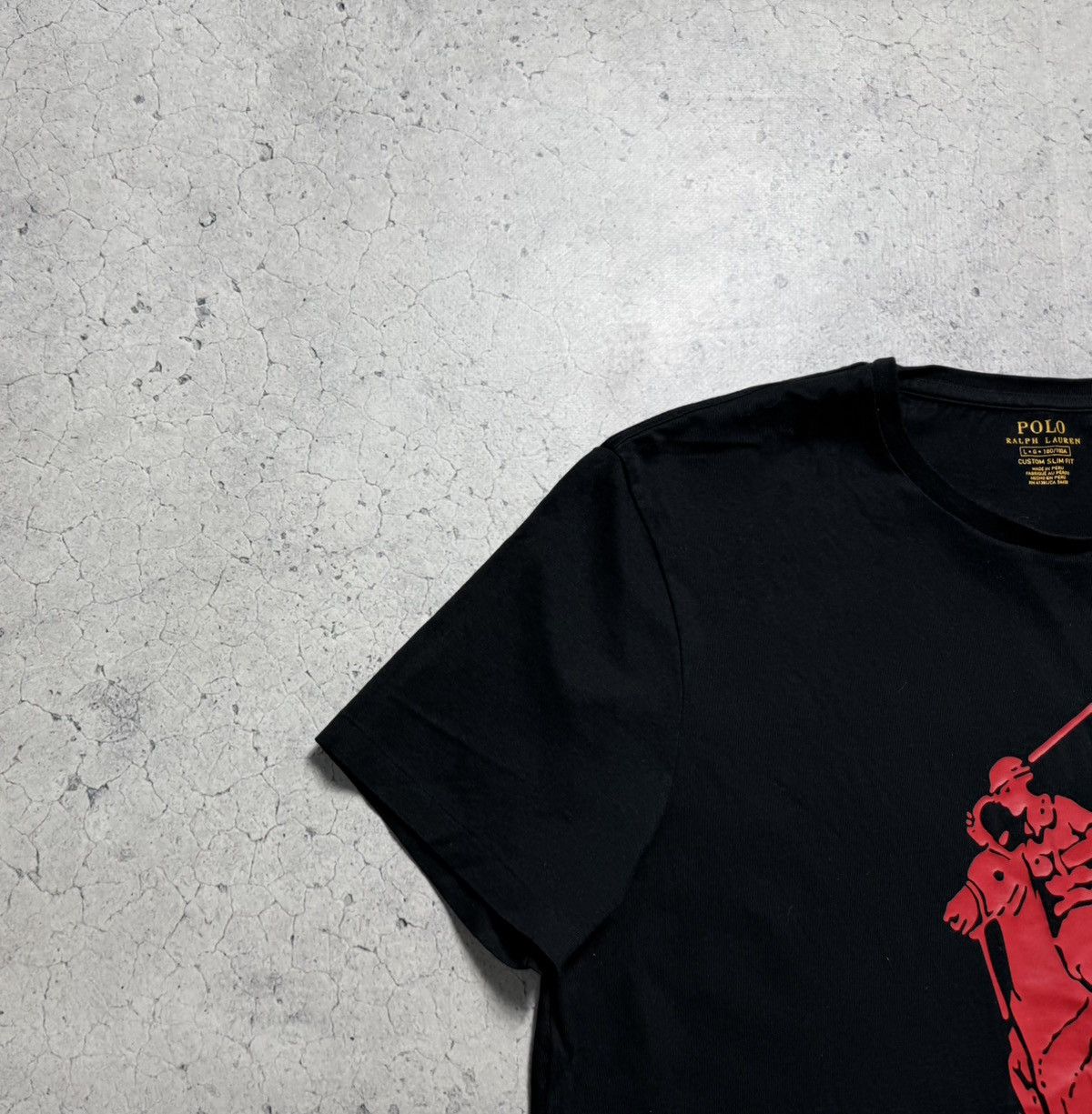 Polo Ralph Lauren Polo Ralph Lauren Big Logo Pony Print T-Shirt Size L Black Size US L / EU 52-54 / 3 - 3 Thumbnail