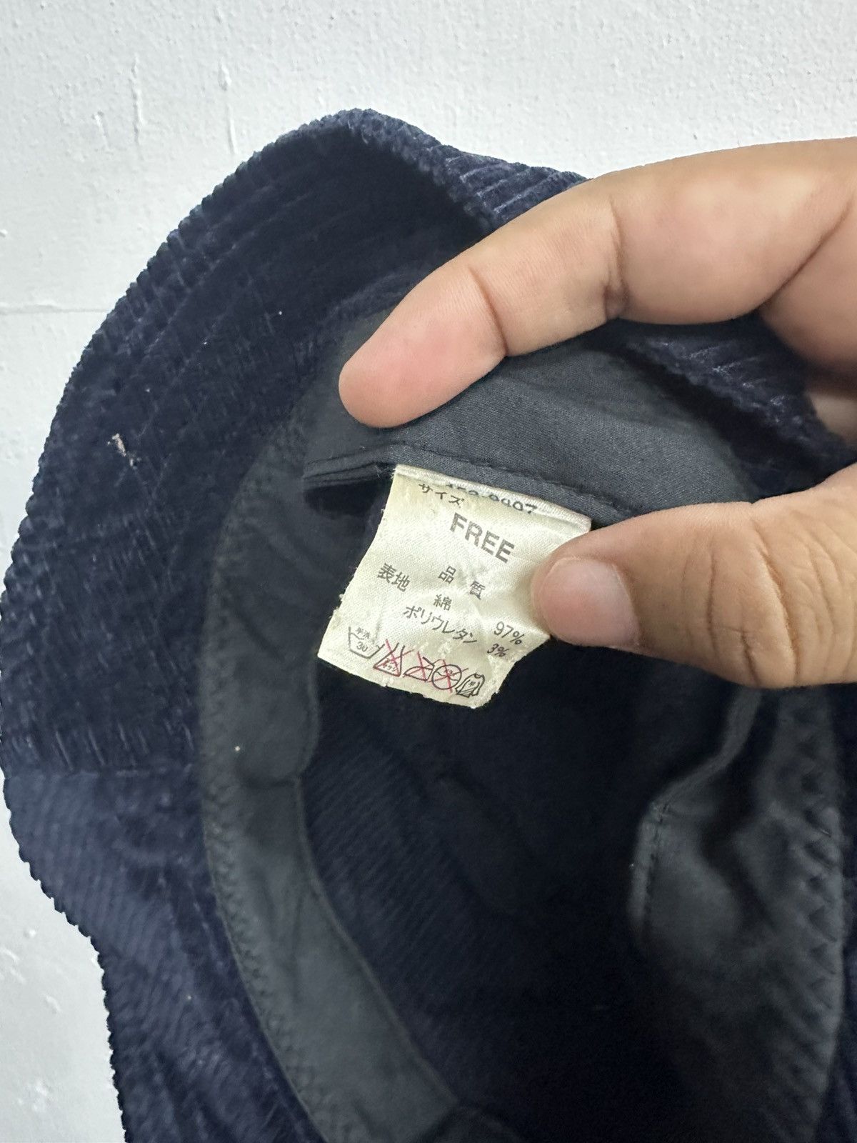 Japanese Brand Rare VTG Kensho Abe Corduroy Bucket Hat Size ONE SIZE - 6 Thumbnail