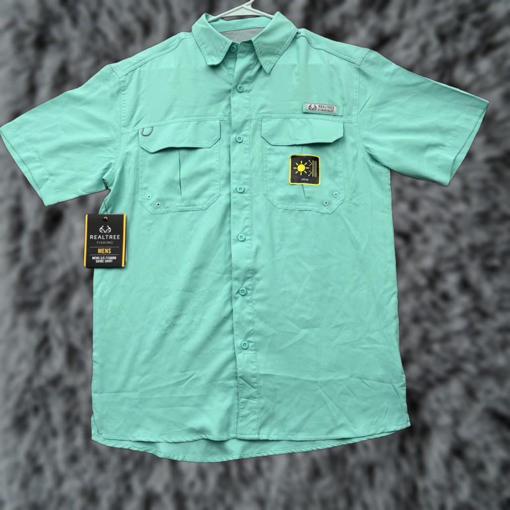 Realtree Realtree Fishing Shirt Mens Small Gorpcore Outdoor Hiking Camping Utility Vented Size US S / EU 44-46 / 1 - 1 Thumbnail