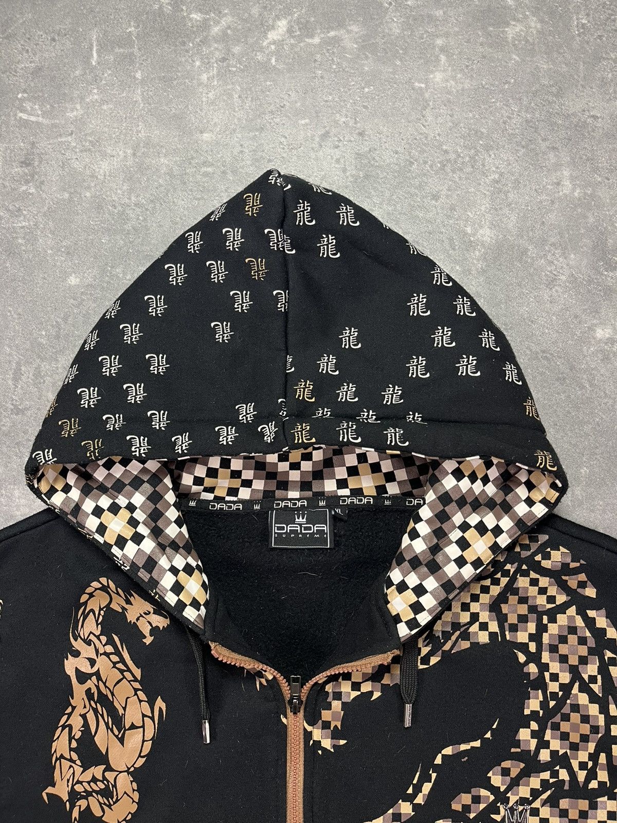 Damani Dada Dada Supreme Dragon Japanese Themes AOP Baggy Zip Hoodie XL Size US XL / EU 56 / 4 - 8 Thumbnail