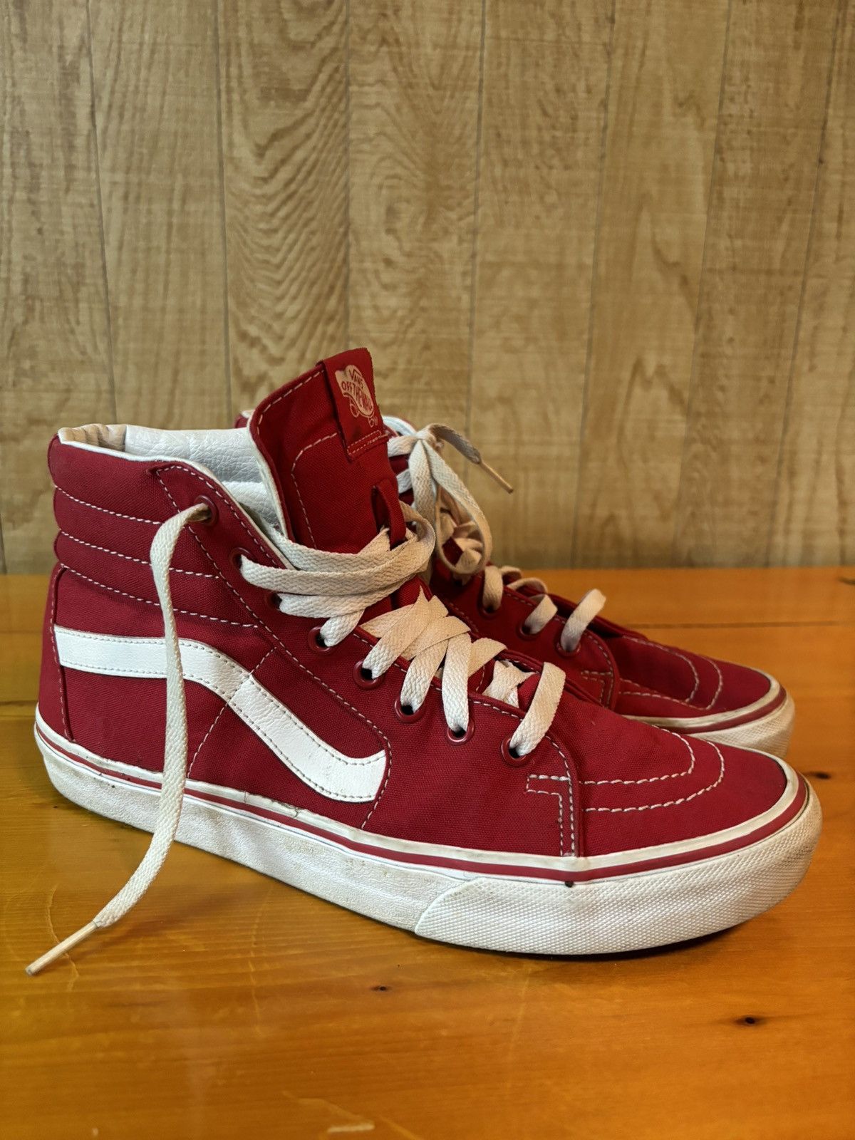 Vans 🔥 Vans Skate Hi Red Size US 9.5 / EU 42-43 - 1 Thumbnail
