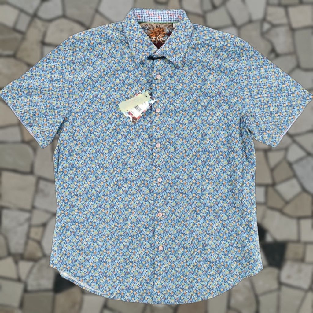 Robert Graham Robert Graham Vertliner SS All Over Print Button Up Shirt Men's XL Shirt Size US XL / EU 56 / 4 - 1 Thumbnail