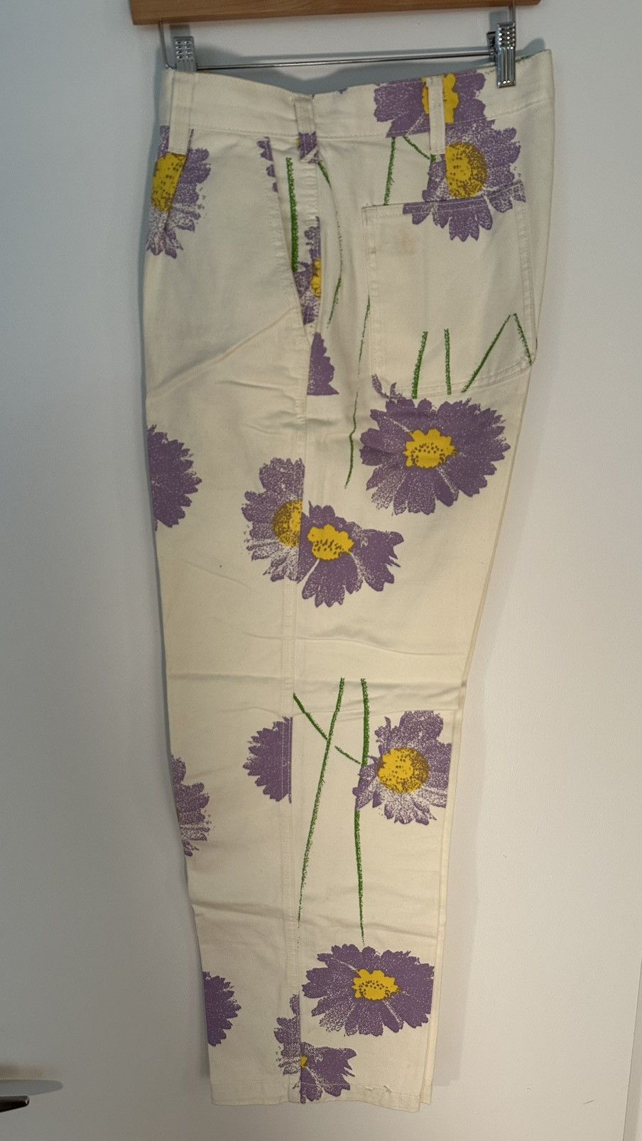 Obey Obey Floral Print Denim - White Size US 32 / EU 48 - 4 Thumbnail