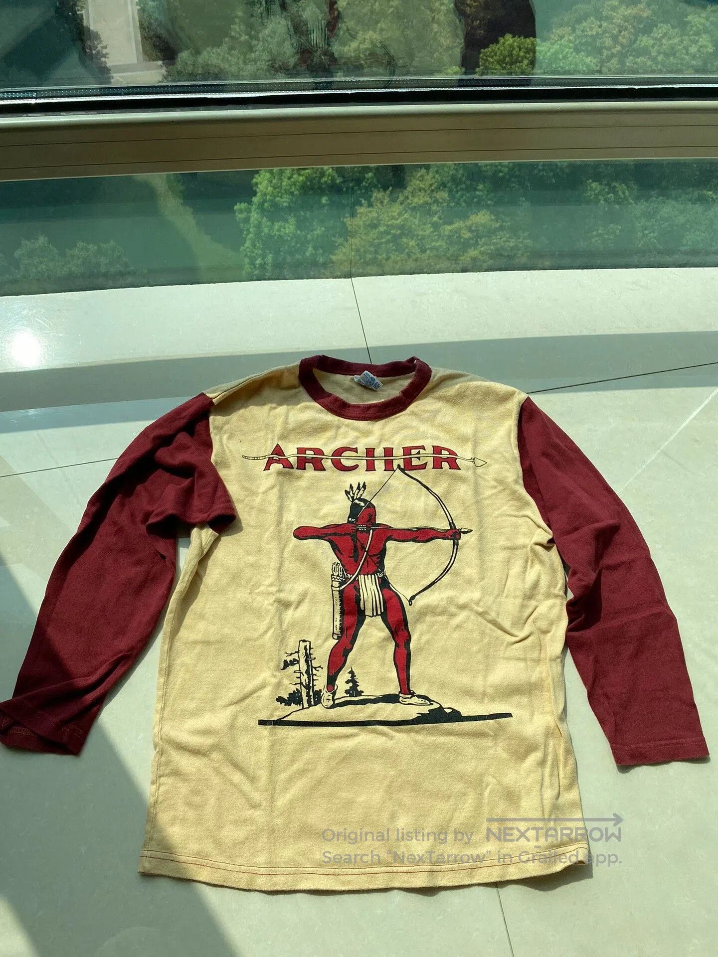 Freewheelers vintage archer graphic long sleeve shirt. Size US S / EU 44-46 / 1 - 1 Thumbnail