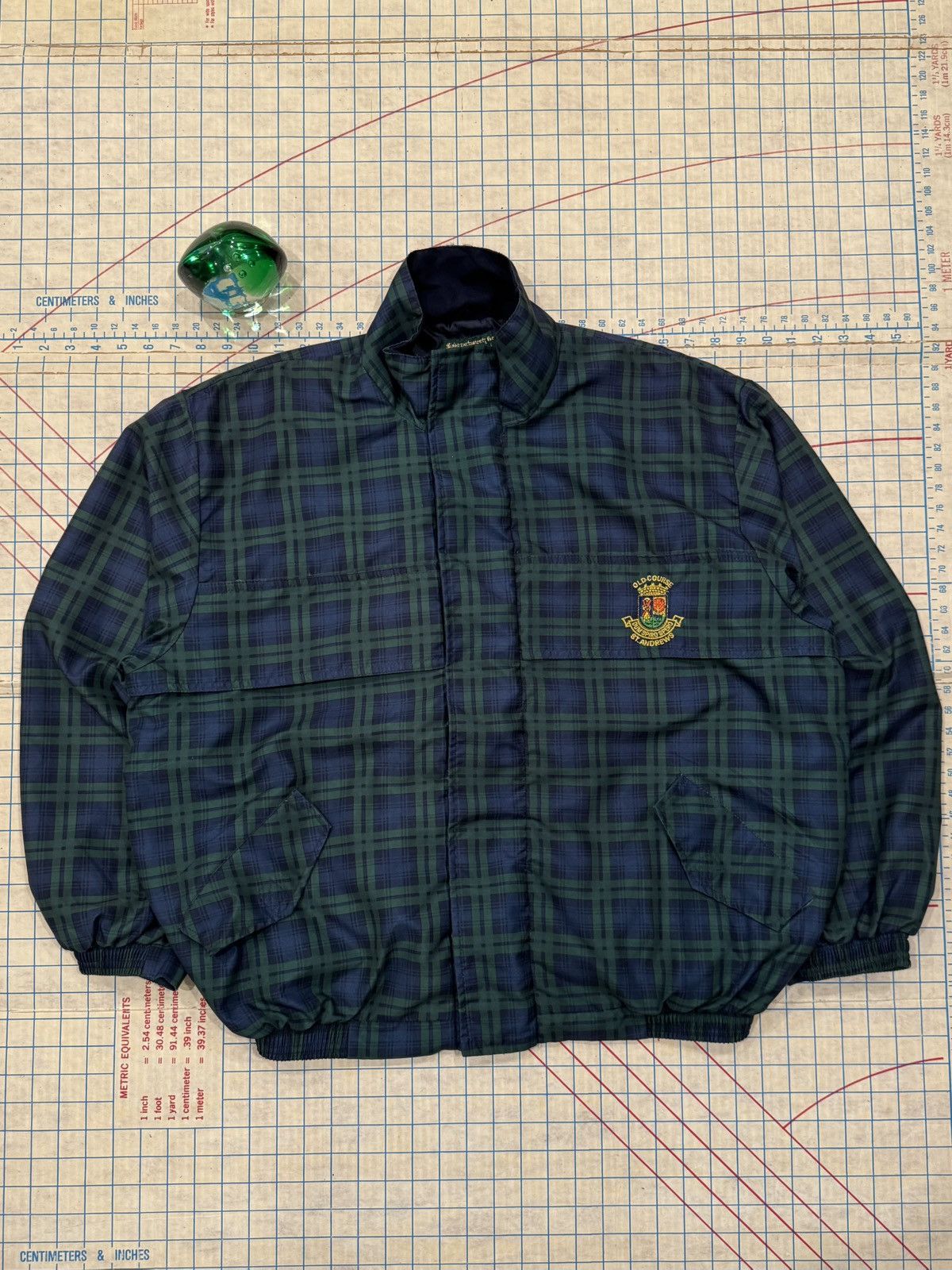 Vintage Vintage St Andrews Old Course Full Zip Black Watch Tartan Size US L / EU 52-54 / 3 - 1 Thumbnail
