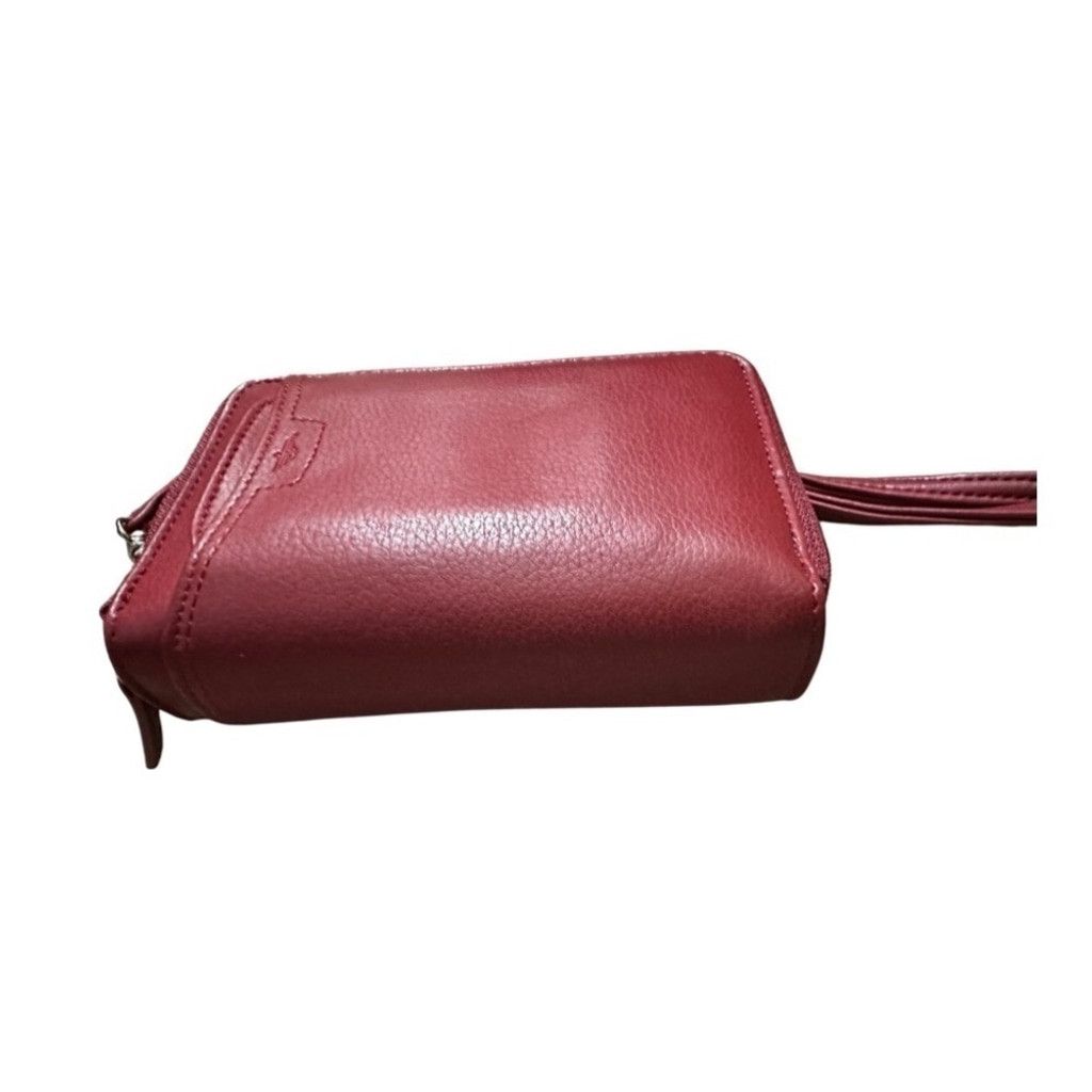 Dockers DOCKERS Genuine Leather Red Crossbody Bag. Size ONE SIZE - 15 Thumbnail
