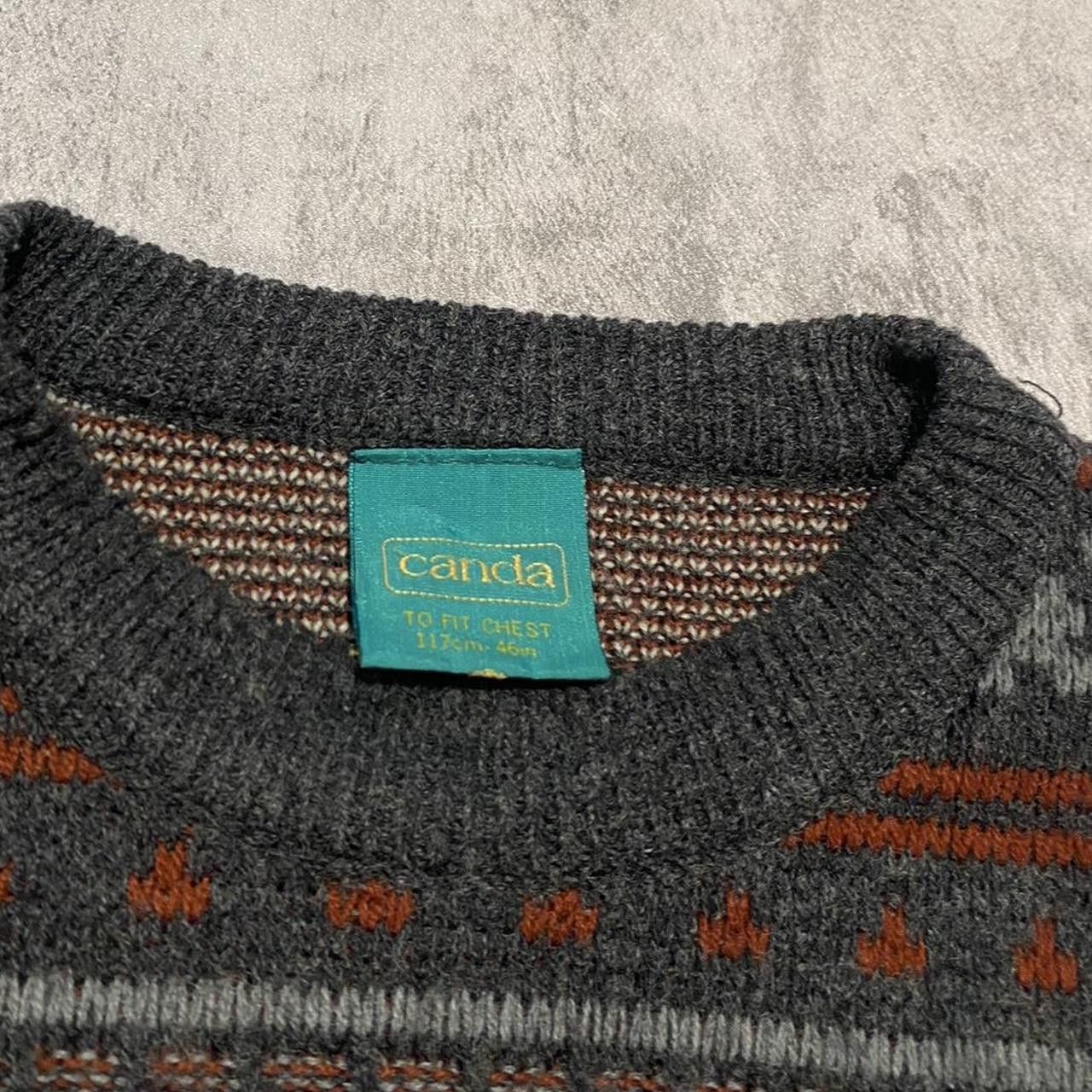 Other Wool Vintage 90s golf patterned sweater Boxy Size US XL / EU 56 / 4 - 4 Thumbnail
