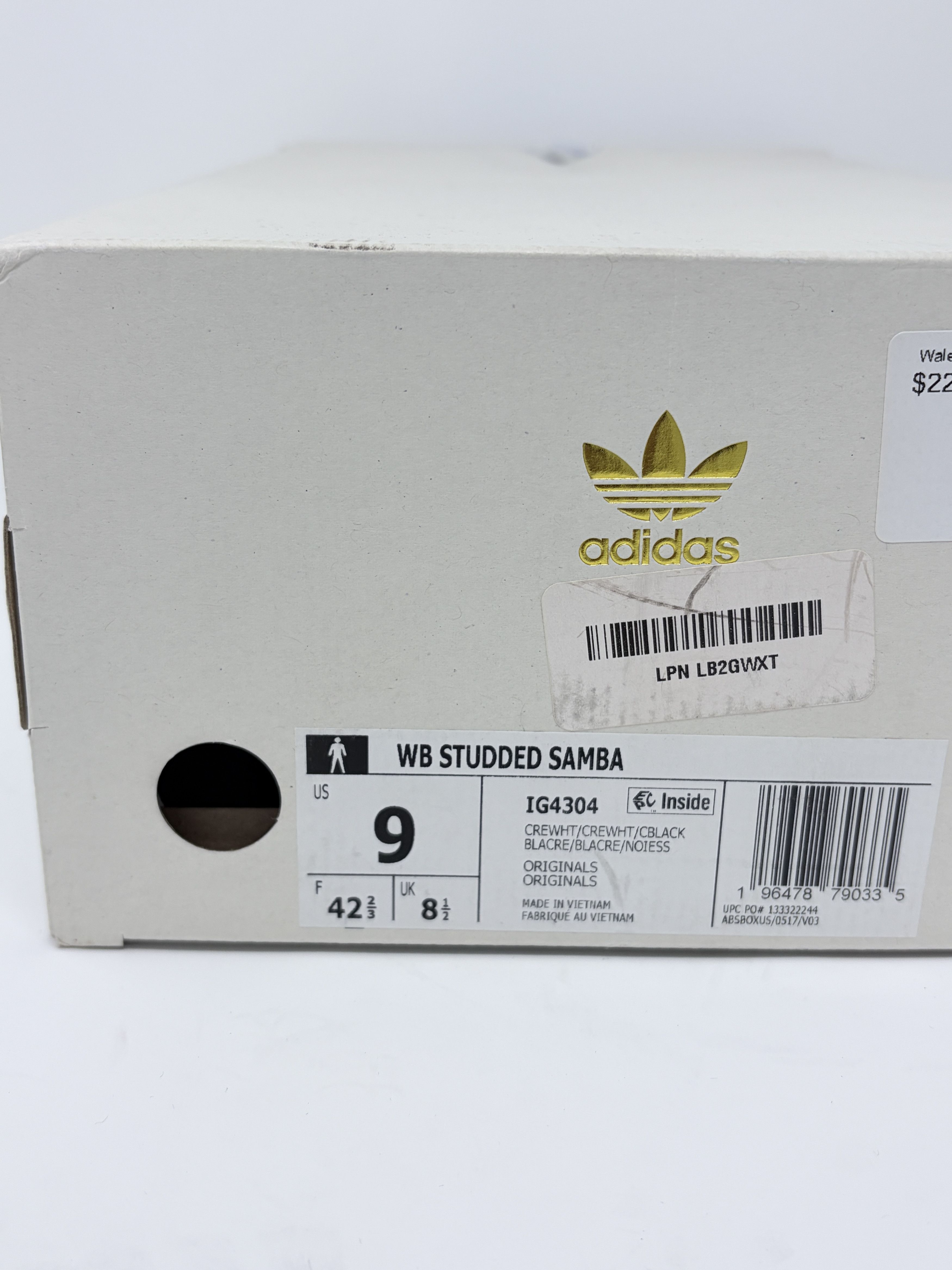 Adidas × Wales Bonner Wales Bonner adidas Samba Studded Cream White 1/750 Size US 9 / EU 42 - 11 Thumbnail