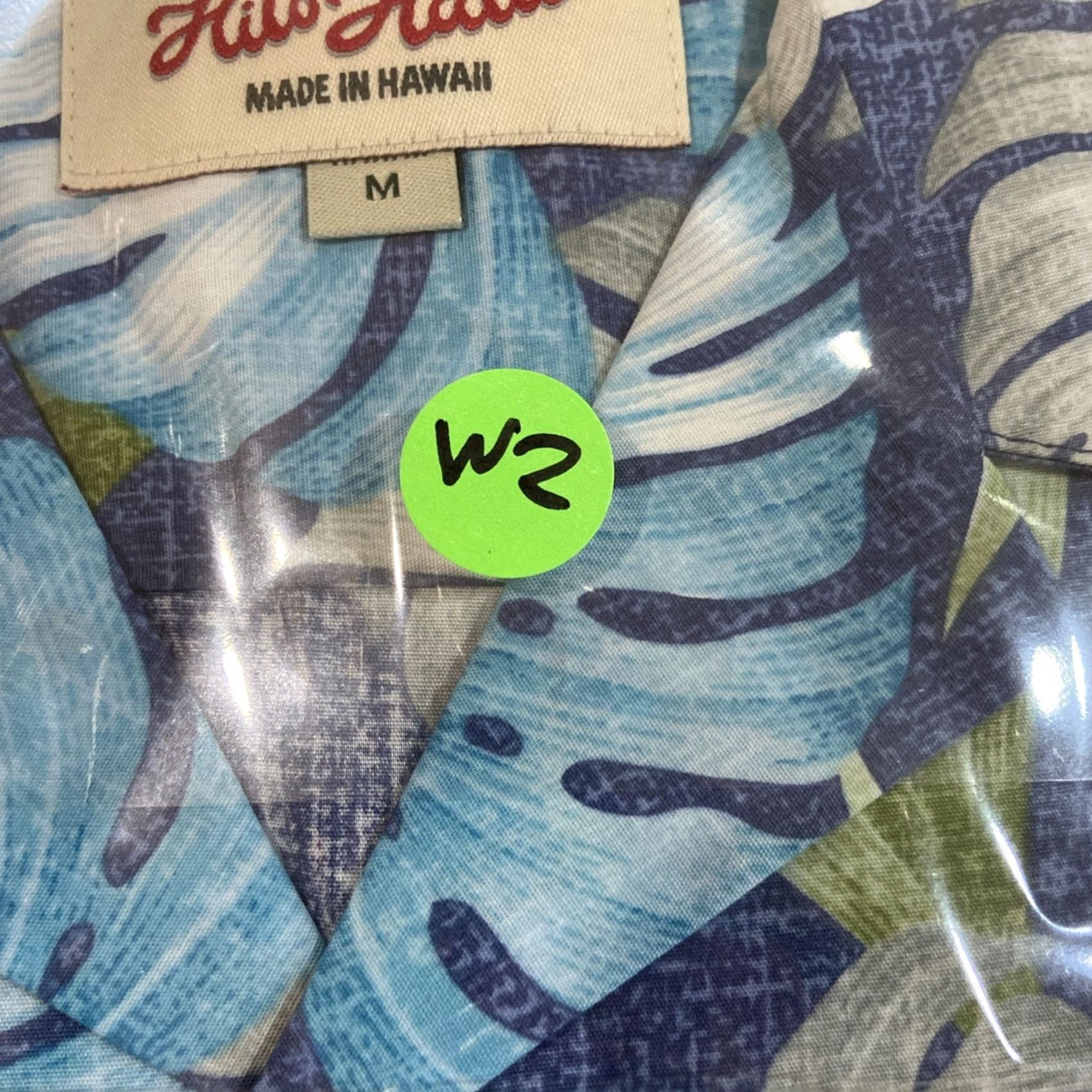 Hilo Hattie Hilo Hattie x Trader Joes Collab Hawaiian Camp Shirt M Blue Monstera Pattern Men Short Sleeve Button-Up Hawaiian 90s? Size US M / EU 48-50 / 2 - 6 Thumbnail