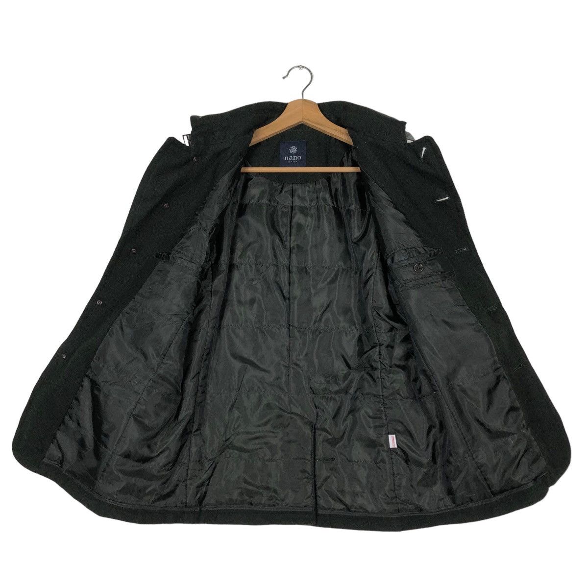Issey Miyake 🔥Vintage Wool Work Jacket Button Nano Base Japan Made Size US M / EU 48-50 / 2 - 13 Thumbnail