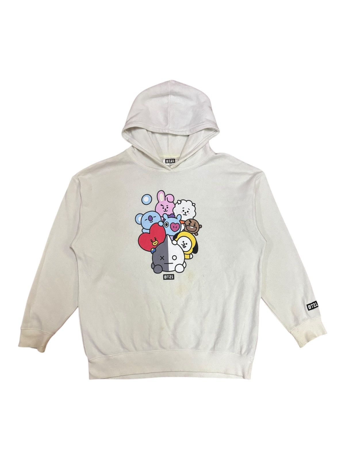 Band Tees × Designer Y2k B12 Signature BTS Band Big Logo Printed Hoodie Size US L / EU 52-54 / 3 - 4 Thumbnail