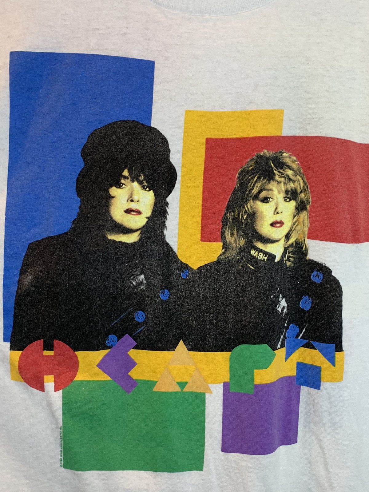 Band Tees *RARE* Vintage 1980 Heart Band Portrait Single Stitch Shirt Size US XL / EU 56 / 4 - 3 Thumbnail