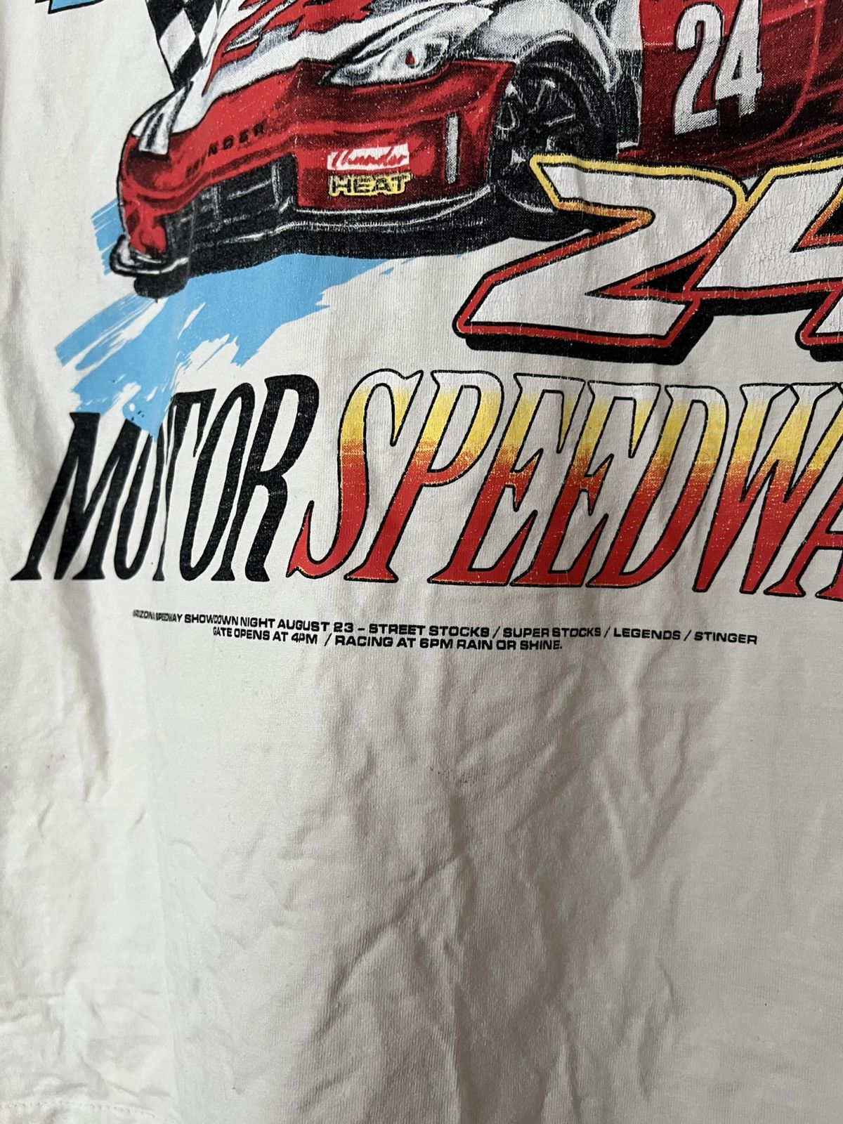 NASCAR Vintage 1996 NASCAR Speedway Racing Infinite Car T-Shirt Tee Size US XL / EU 56 / 4 - 6 Thumbnail