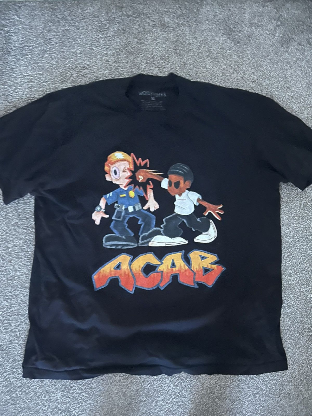 wckdthghts WCKDTHOUGHTS ACAB TEE Size US XL / EU 56 / 4 - 1 Thumbnail