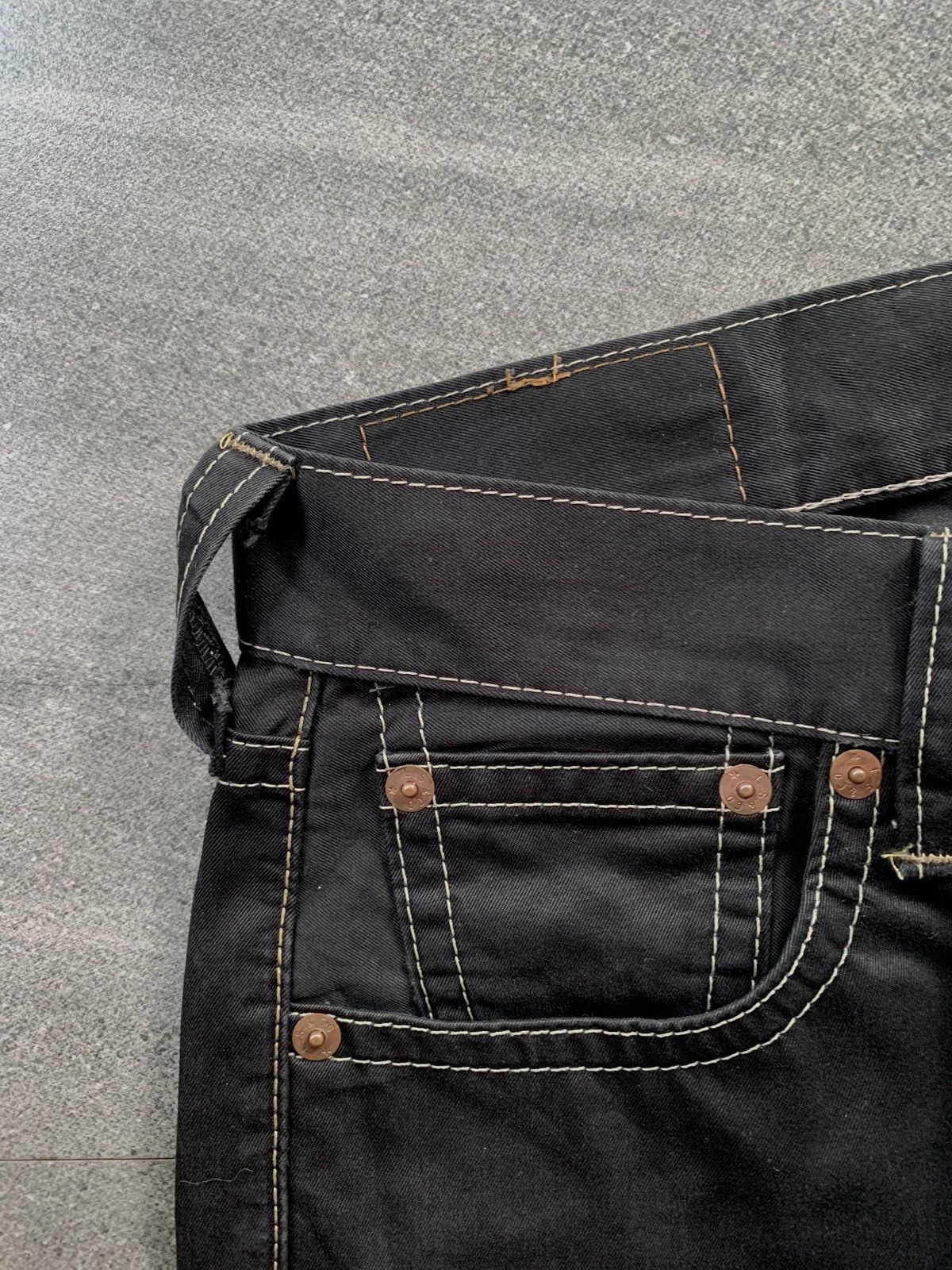 Junya Watanabe × Levi's FREE TAX! Contrast Stitching Straight Denim Jeans Size US 31 - 9 Thumbnail