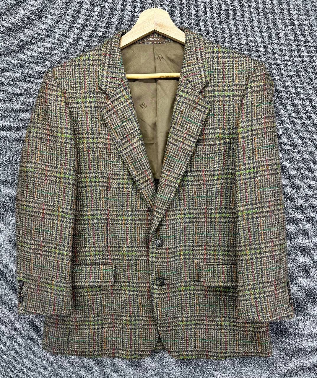 Givenchy Vintage Givenchy Luxury Wool Blazer Coat Jacket Size US M / EU 48-50 / 2 - 1 Thumbnail