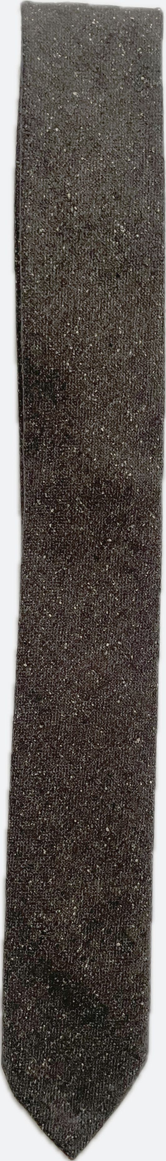 Other Handmade 7-Fold Tie – Brown Donegal Wool (2.25") Size ONE SIZE - 3 Thumbnail