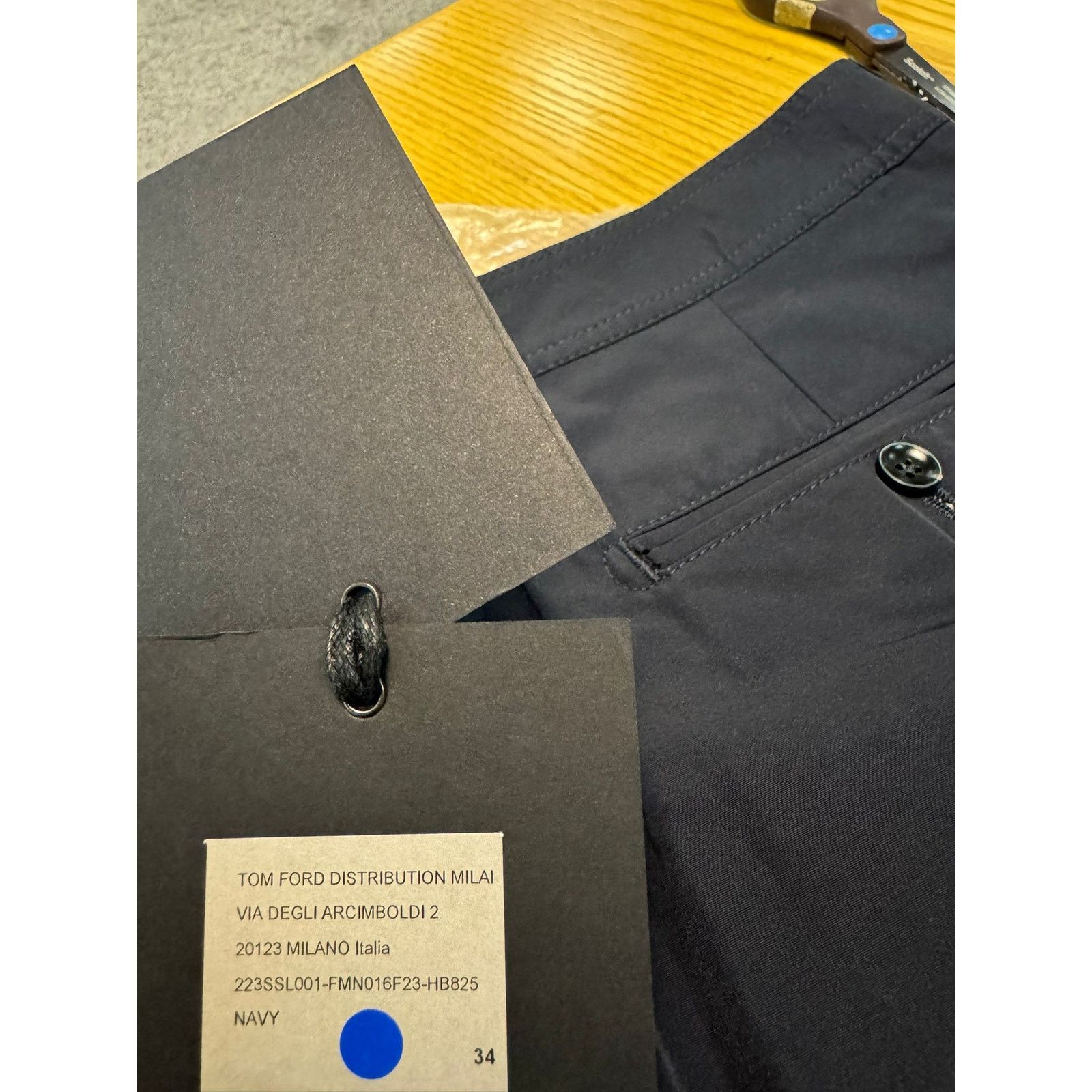 Tom Ford o1rshd1 Pants Shorts in Navy Size US 34 / EU 50 - 13 Thumbnail