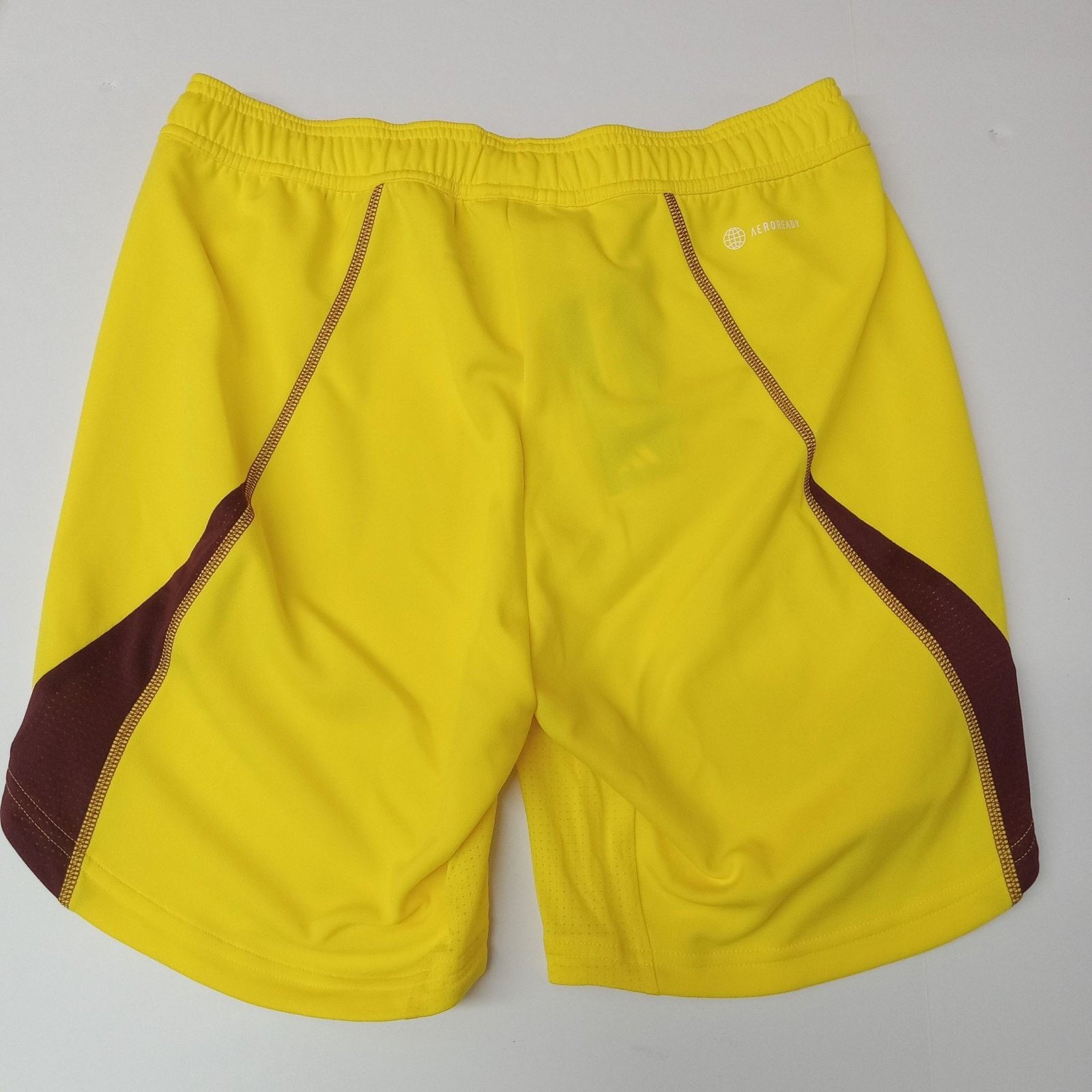 Adidas Adidas Aeroready Goalkeeper Shorts Men's M Yellow Slim Fit Size US 28 / EU 44 - 6 Thumbnail