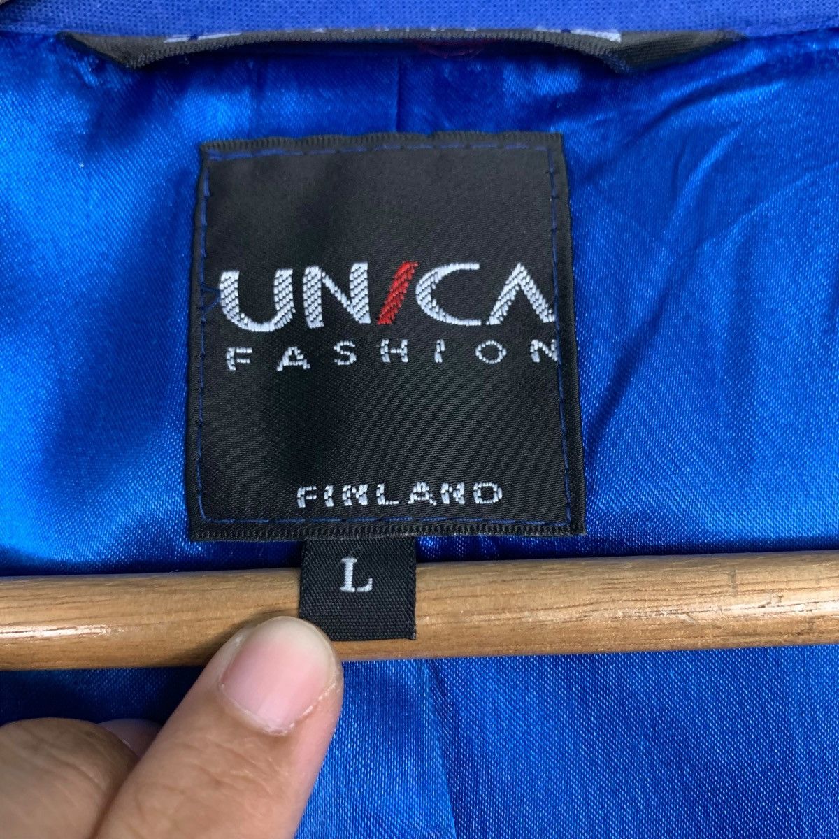Other UNICA FASHION FINLAND Wearable Art Jacket #2485-C111 Size US L / EU 52-54 / 3 - 16 Thumbnail