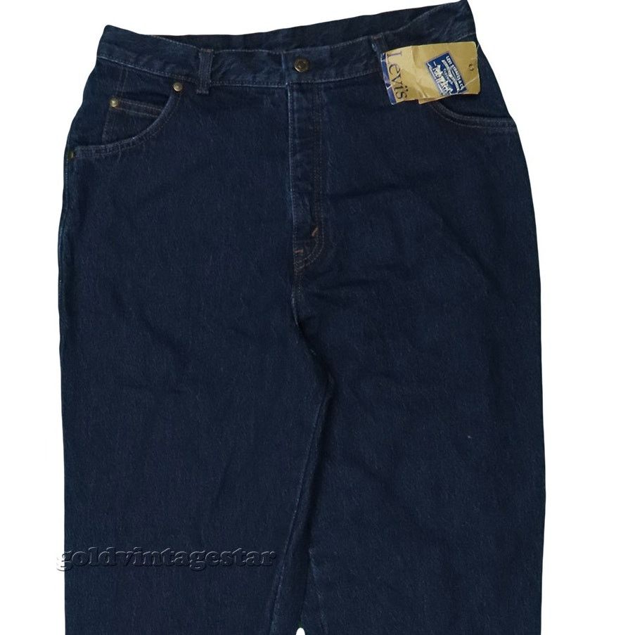 Vintage Levi's 902 900 Dark Twist Denim Jeans NWT