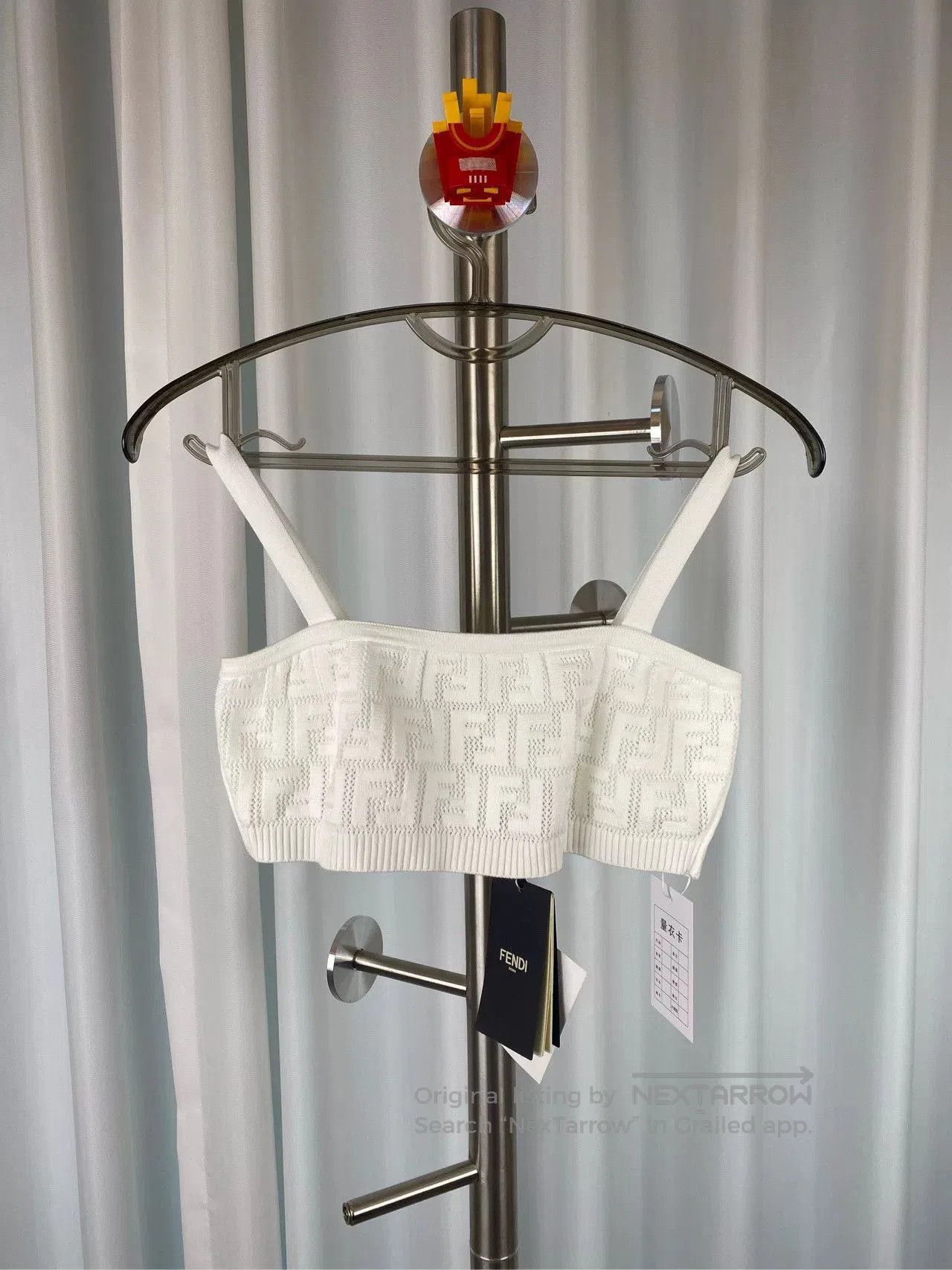 Fendi Fendi 23SS Monogram Embossed Bralette. Size US S / EU 44-46 / 1 - 1 Thumbnail