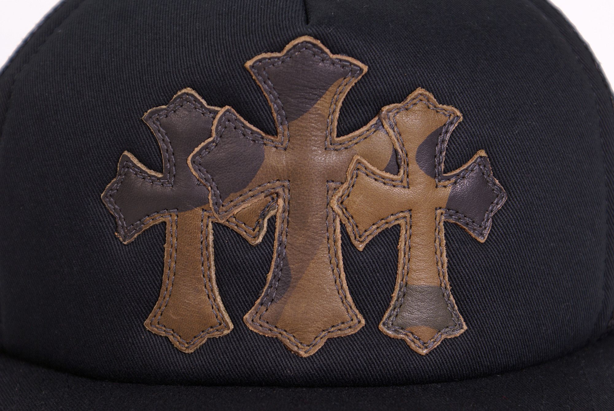 Chrome Hearts 2025 Chrome Hearts CEMETERY TRIPLE CROSS PATCH CAMO Trucker Size ONE SIZE - 3 Thumbnail