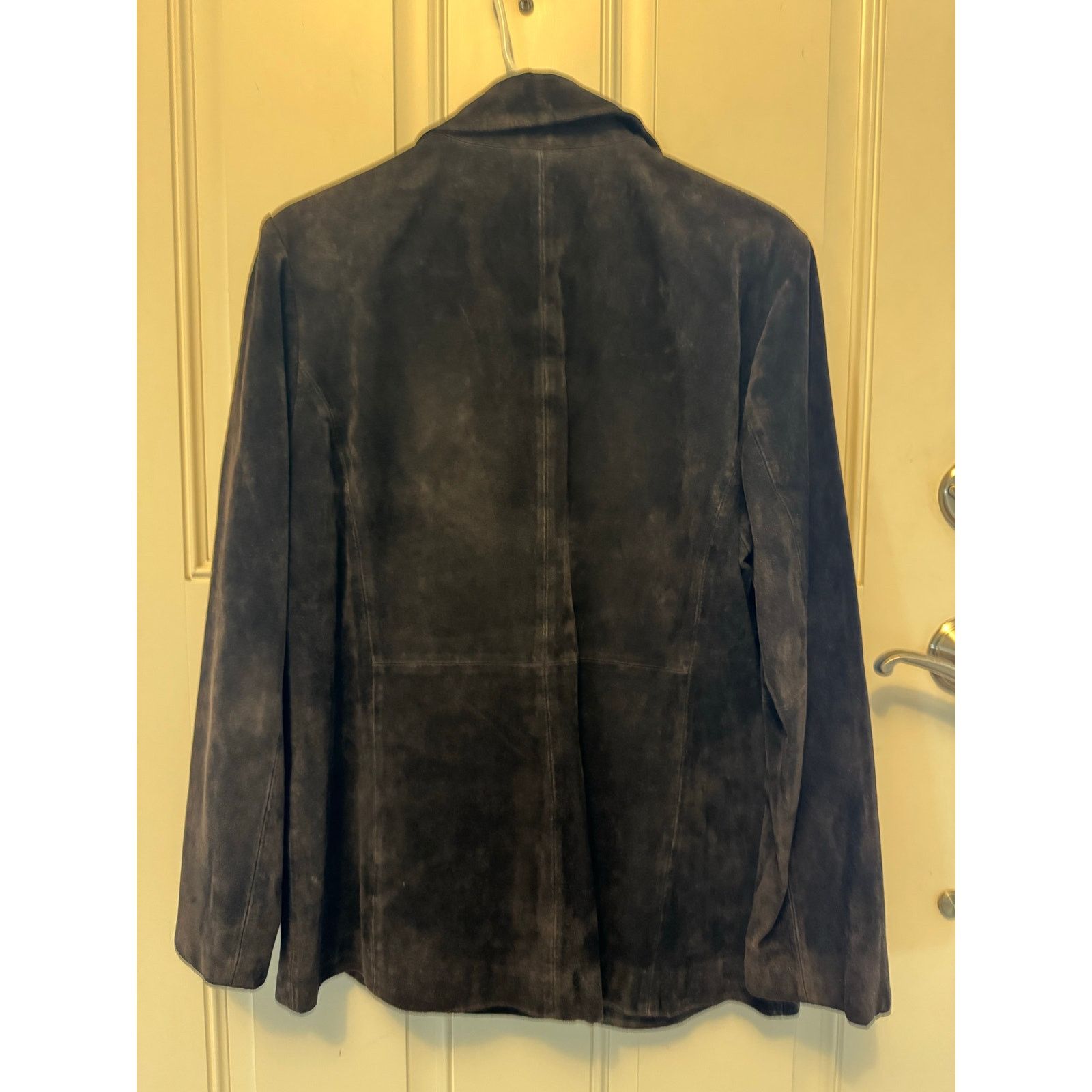 Vintage Vintage Siena chocolate suede jacket two button closing L Size L / US 10 / IT 46 - 22 Thumbnail