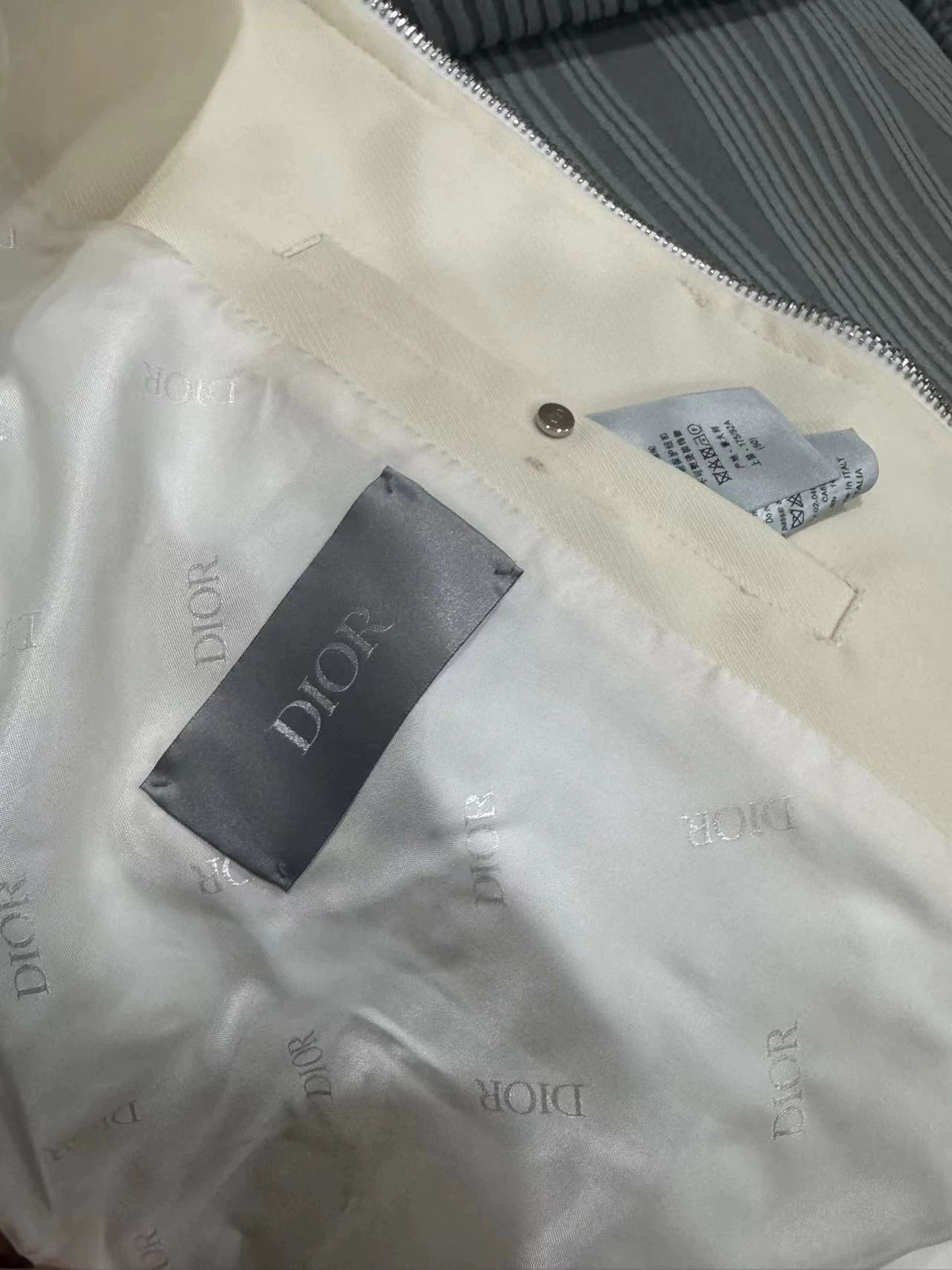 Dior Dior Collab Baseball Jacket 99 New Size 50 Size US M / EU 48-50 / 2 - 3 Thumbnail