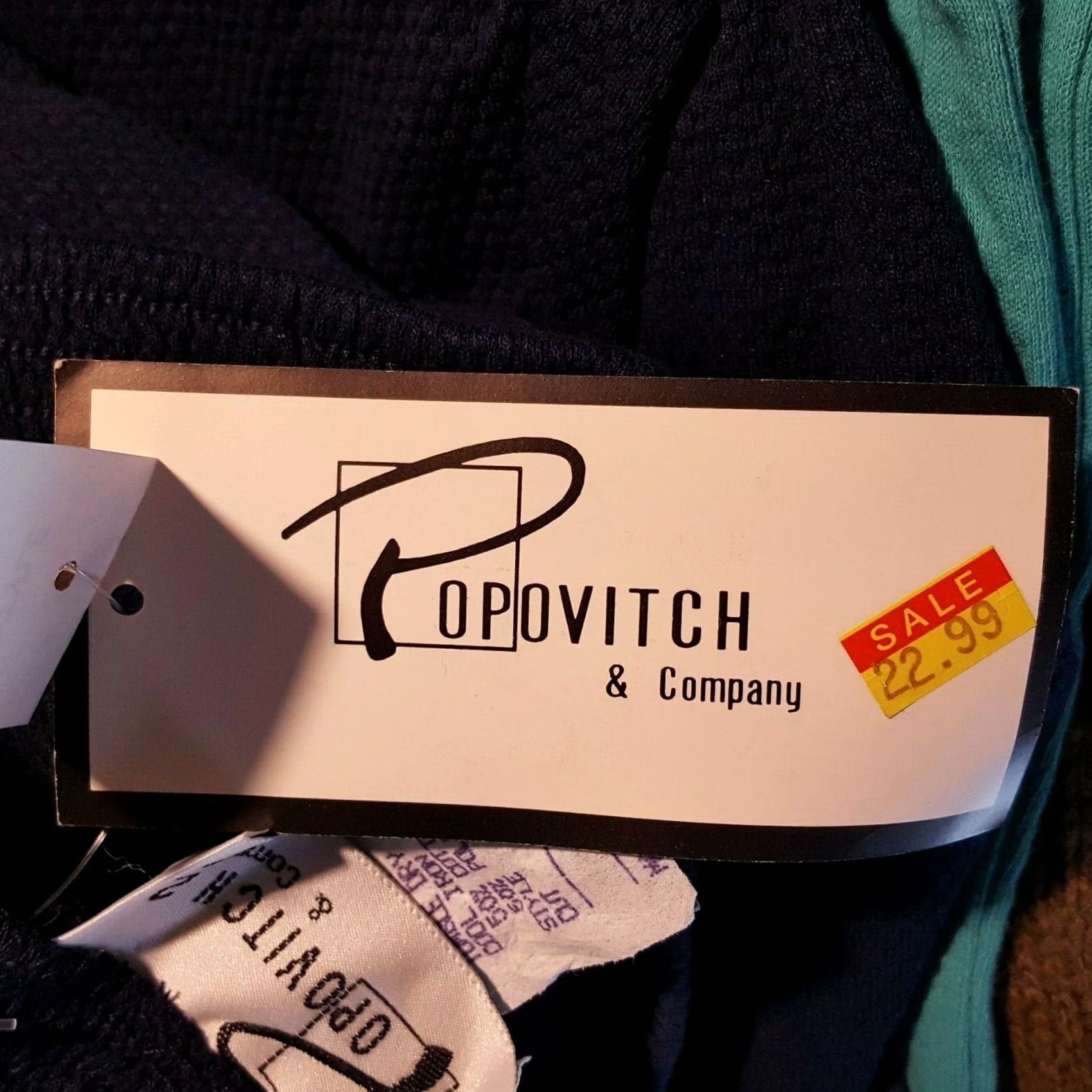Vintage VINTAGE Popovitch Jersey Shorts Women's 1X Elastic Waist Blue Athletic 80s 90s Sports Shorts Womens Size XS / US 0-2 / IT 36-38 - 6 Thumbnail