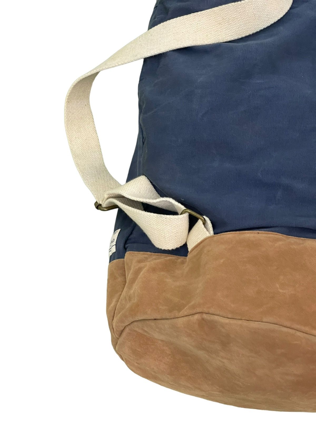 Japanese Brand Backpack R. Newbold Cotton Canvas Leather Bag 1🟩 Size ONE SIZE - 12 Thumbnail